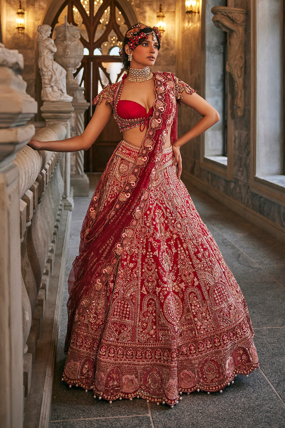Swans of Siam Lehenga Set