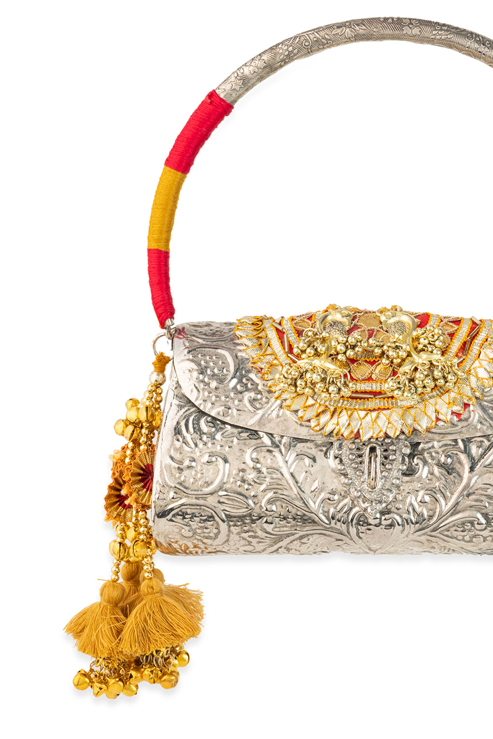 Tanvika Silver Handbag