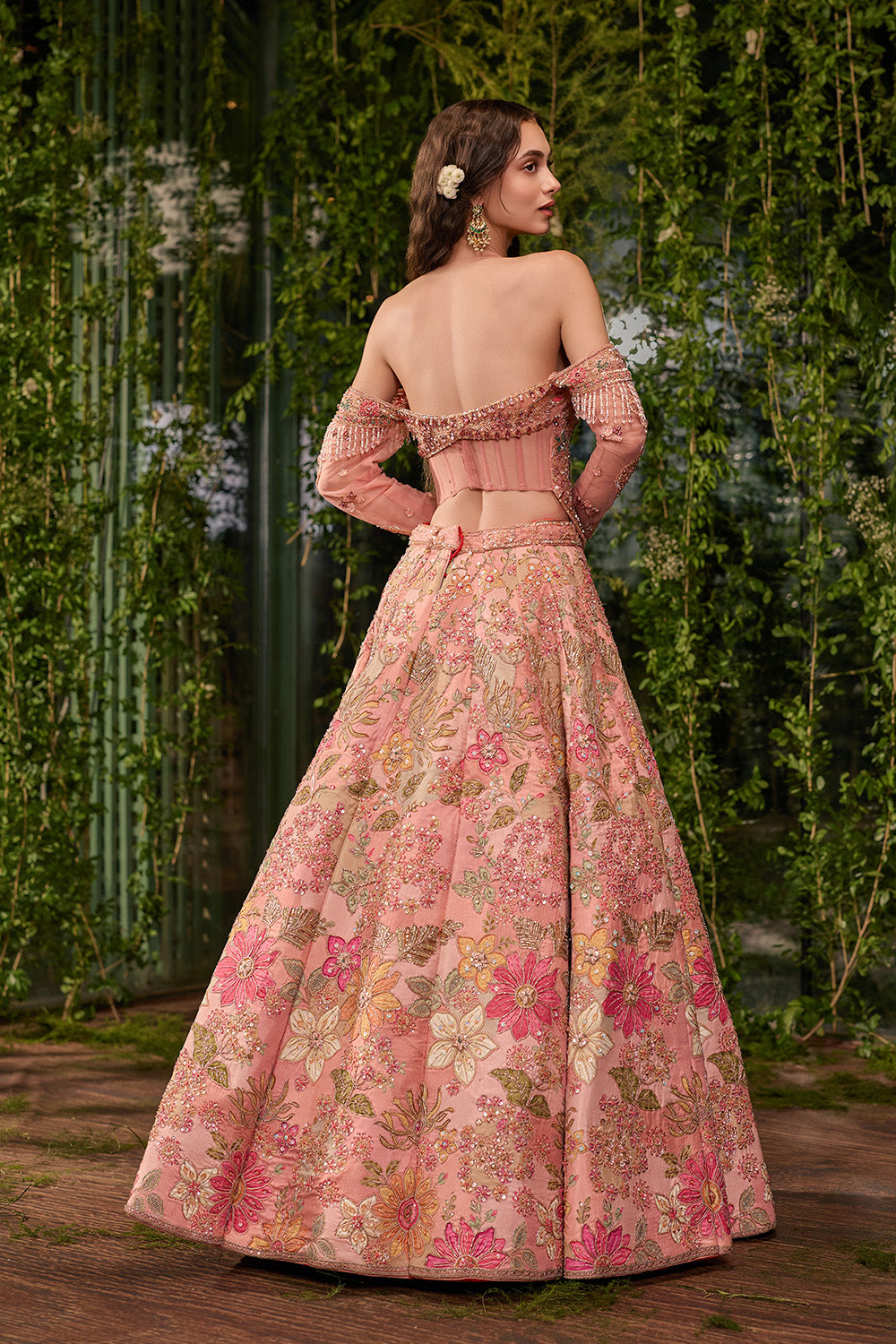 Tarini- The Heirloom Corset Lehenga
