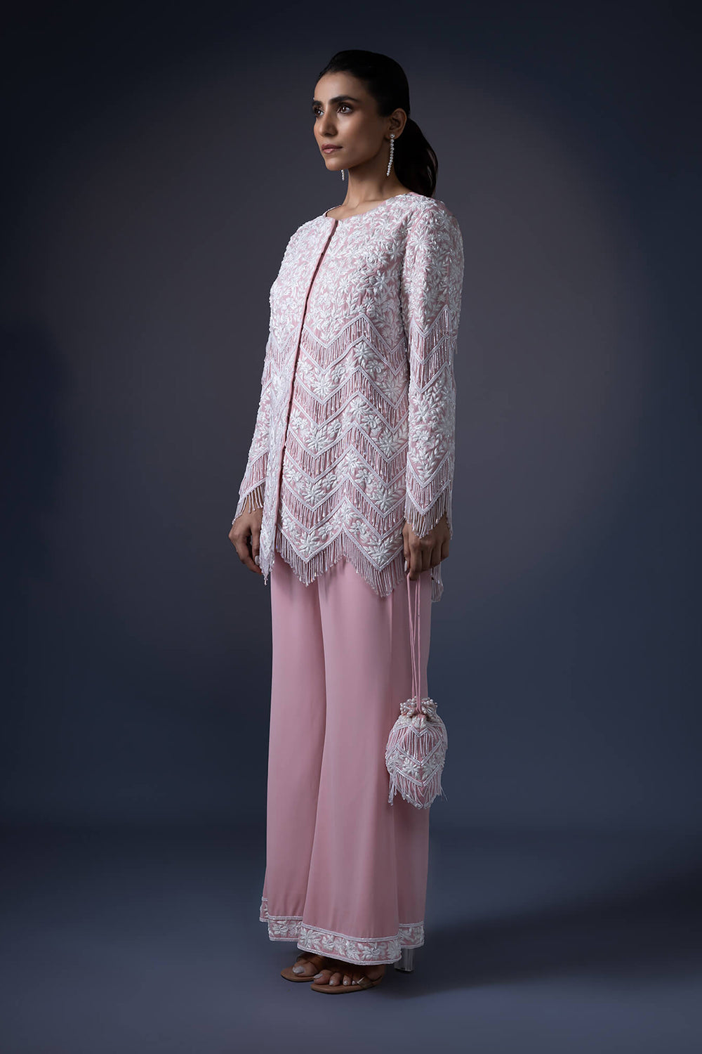 Tassel Jacket with flared Pants