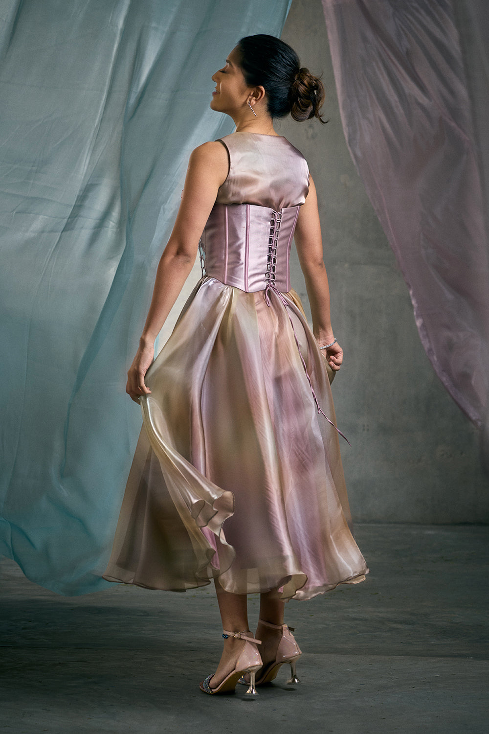 The Mirror Corset Gown