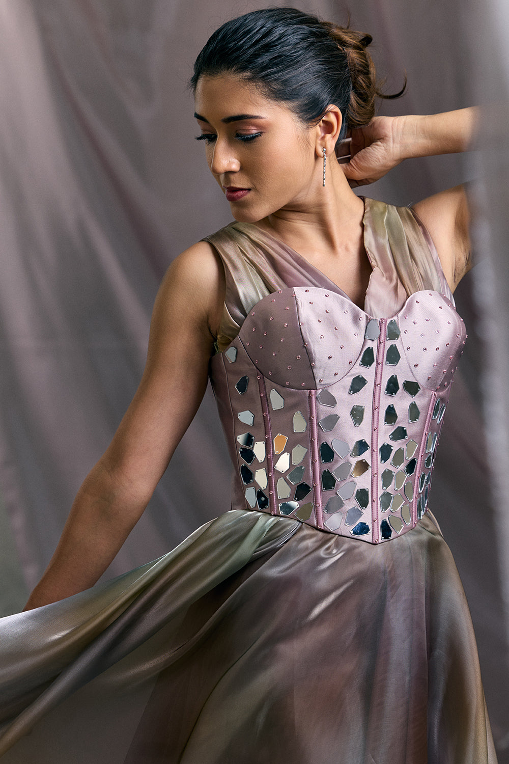 The Mirror Corset Gown