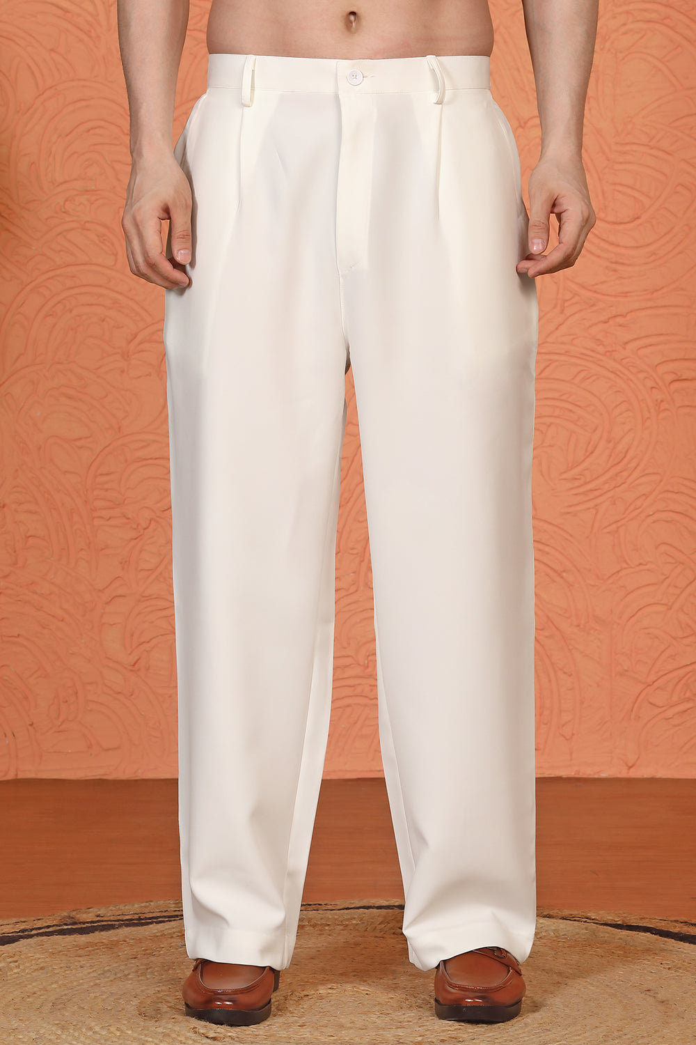 Upwan Utsav Embroidered Kurta with Loose Fit Parallel Pants