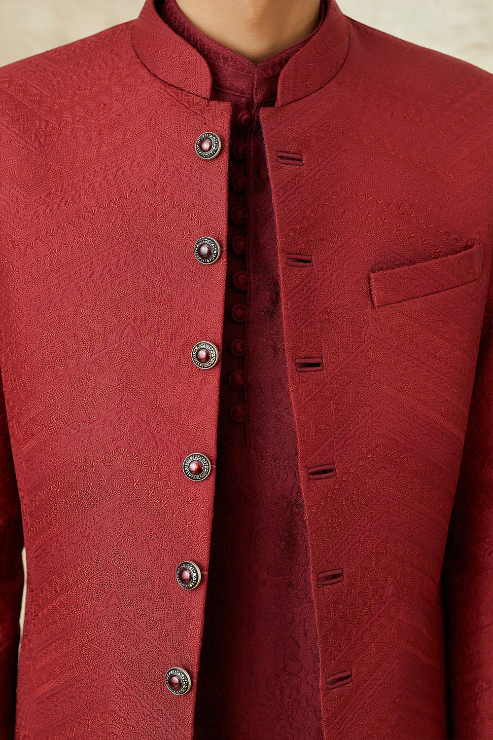 V Short Sherwani
