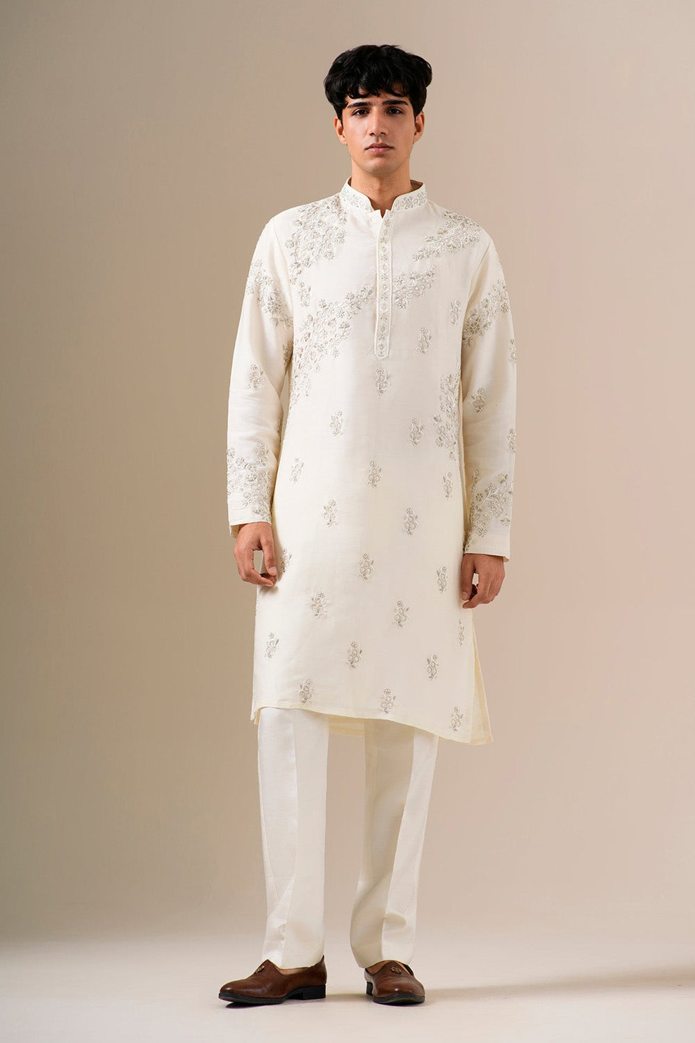 Whispering Ivory Kurta Set
