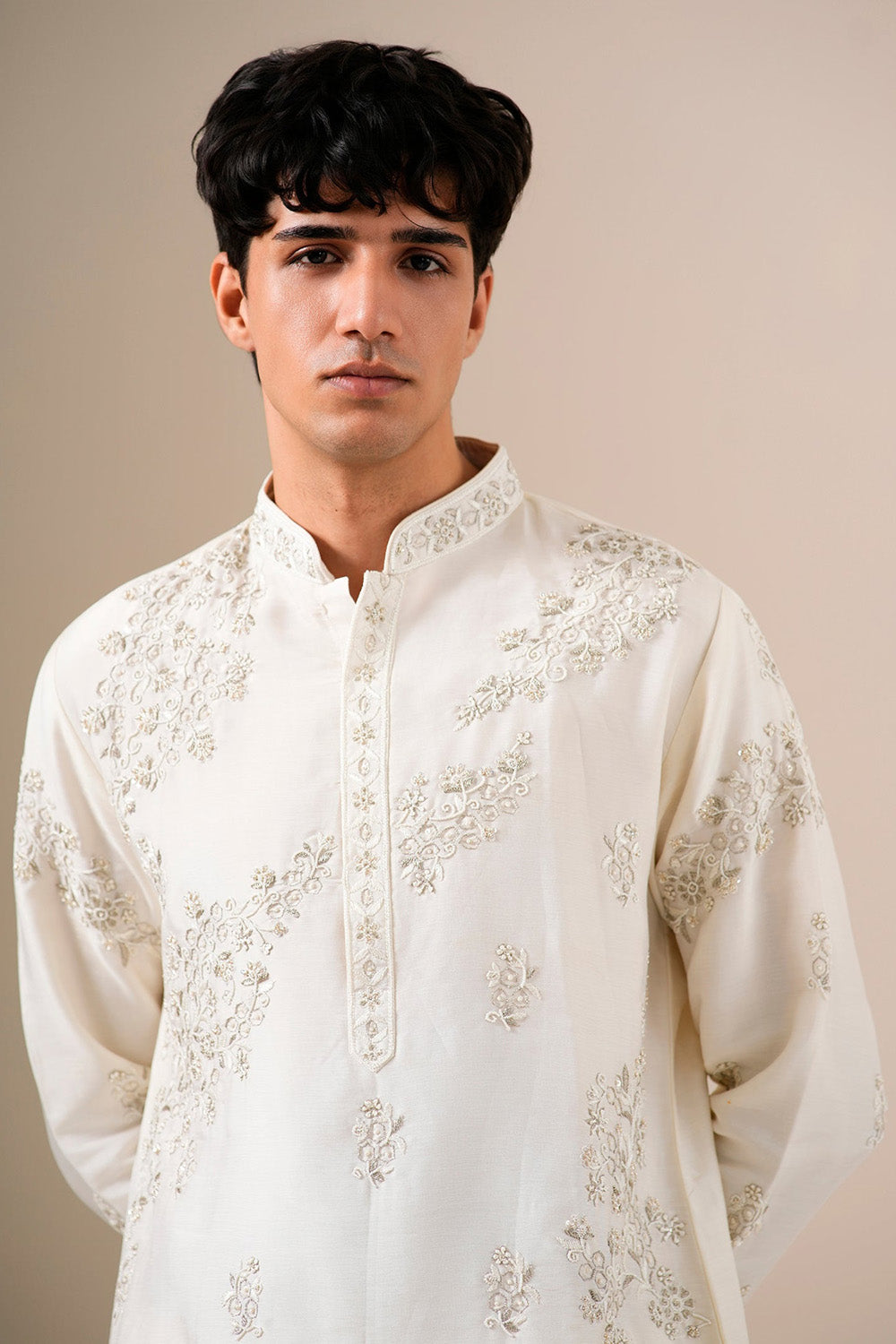 Whispering Ivory Kurta Set