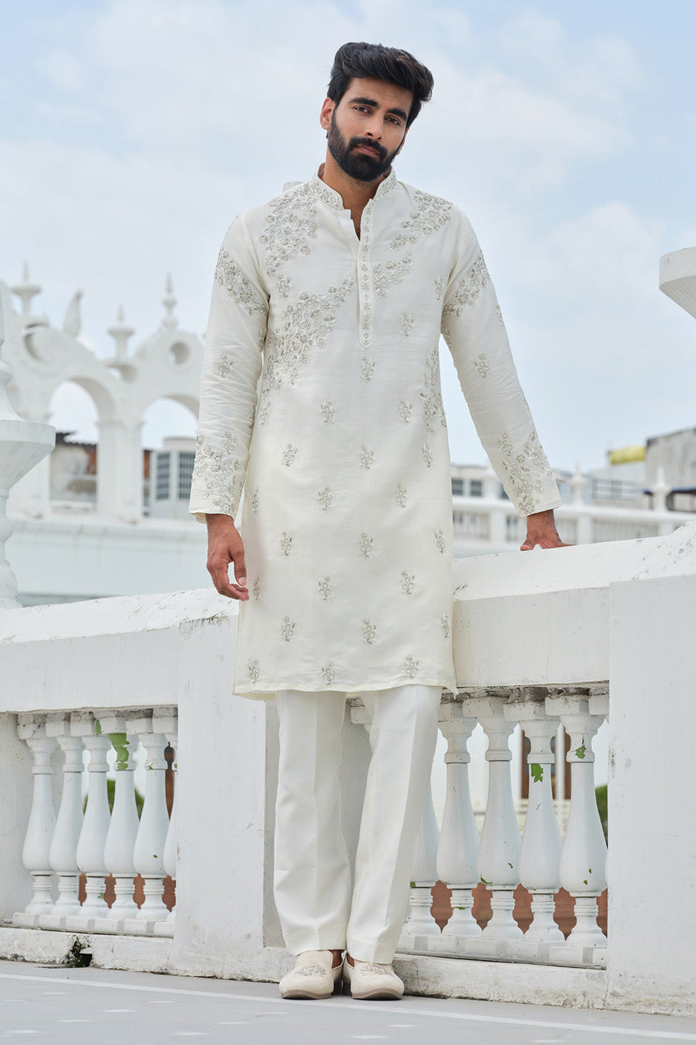 Whispering Ivory Kurta Set
