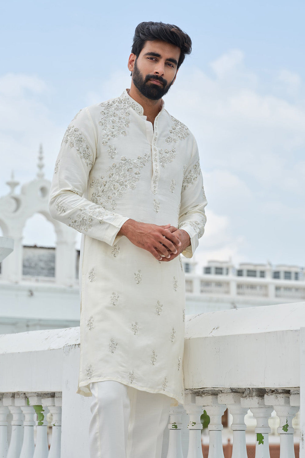 Whispering Ivory Kurta Set