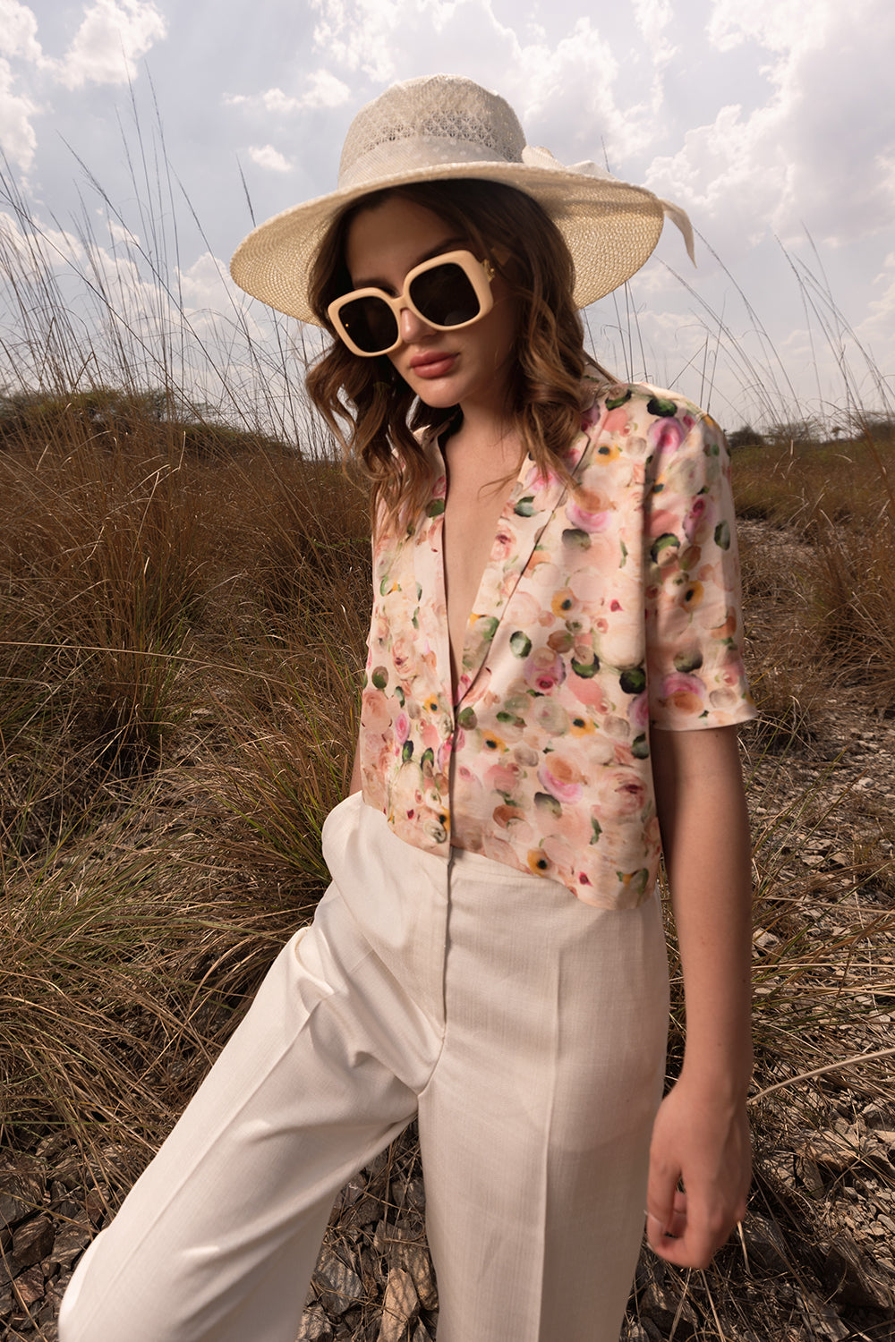 Whispering Pastels Short Blazer