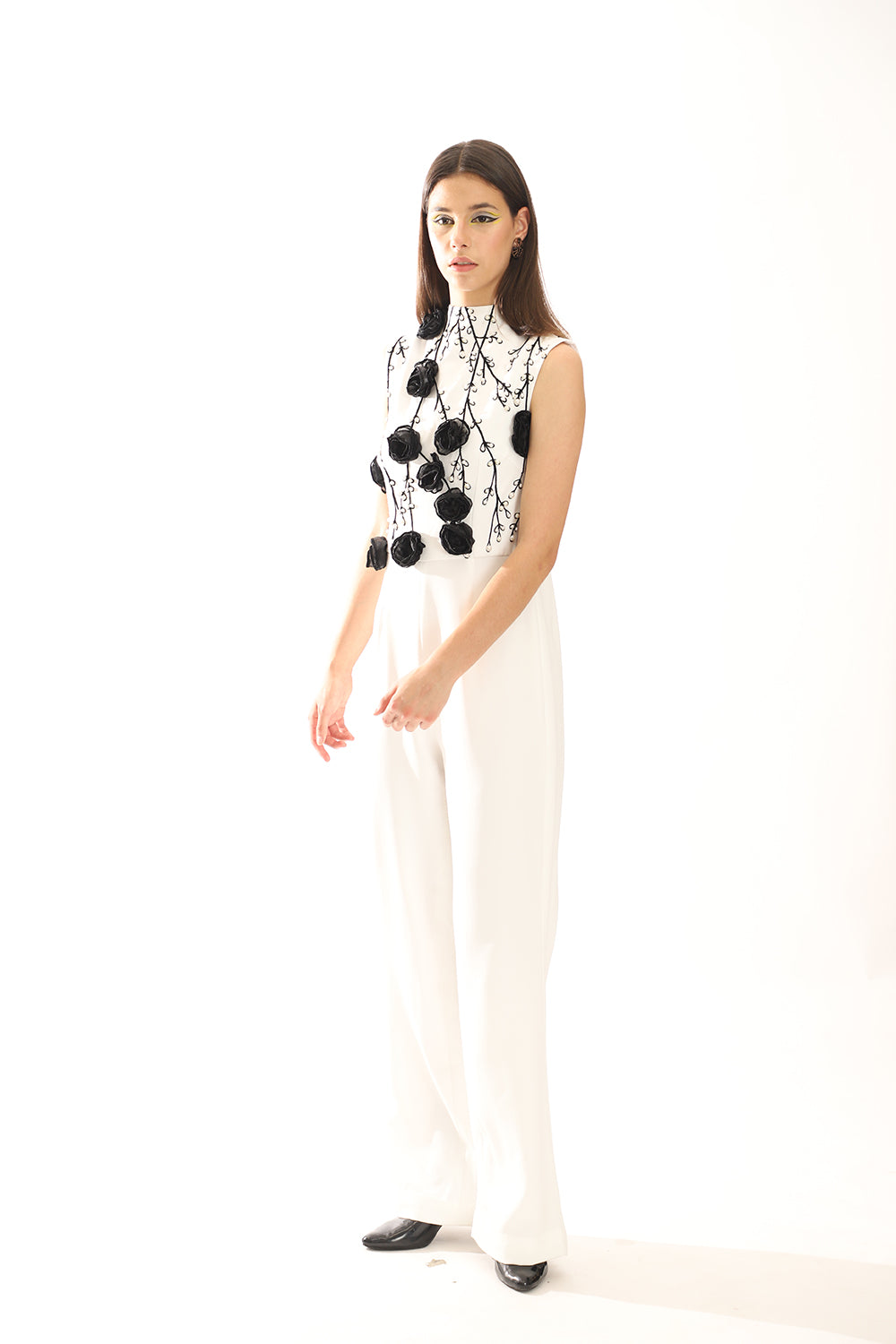 White and Black Jumpsuits
