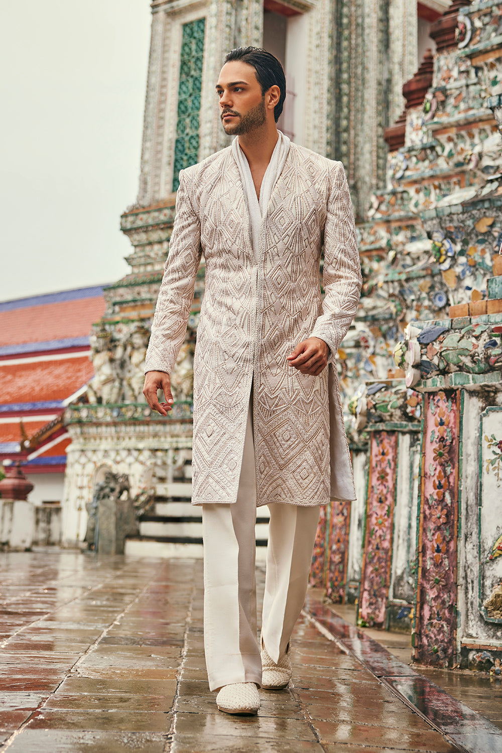 Wispers of Wat Sherwani Set