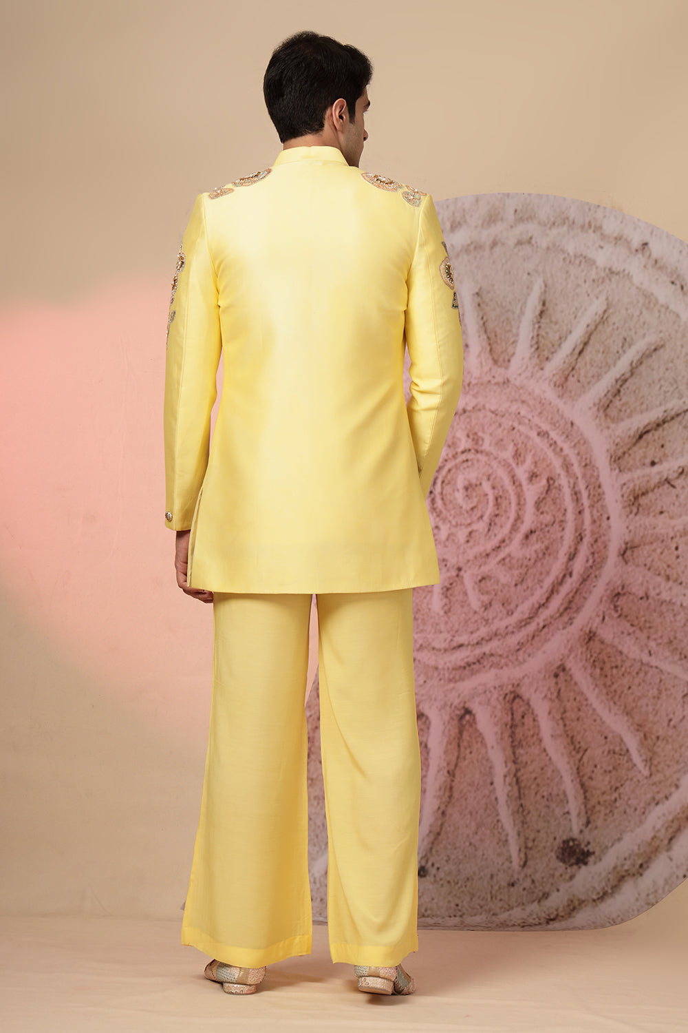 Yellow Kurta And Palazzo Pant