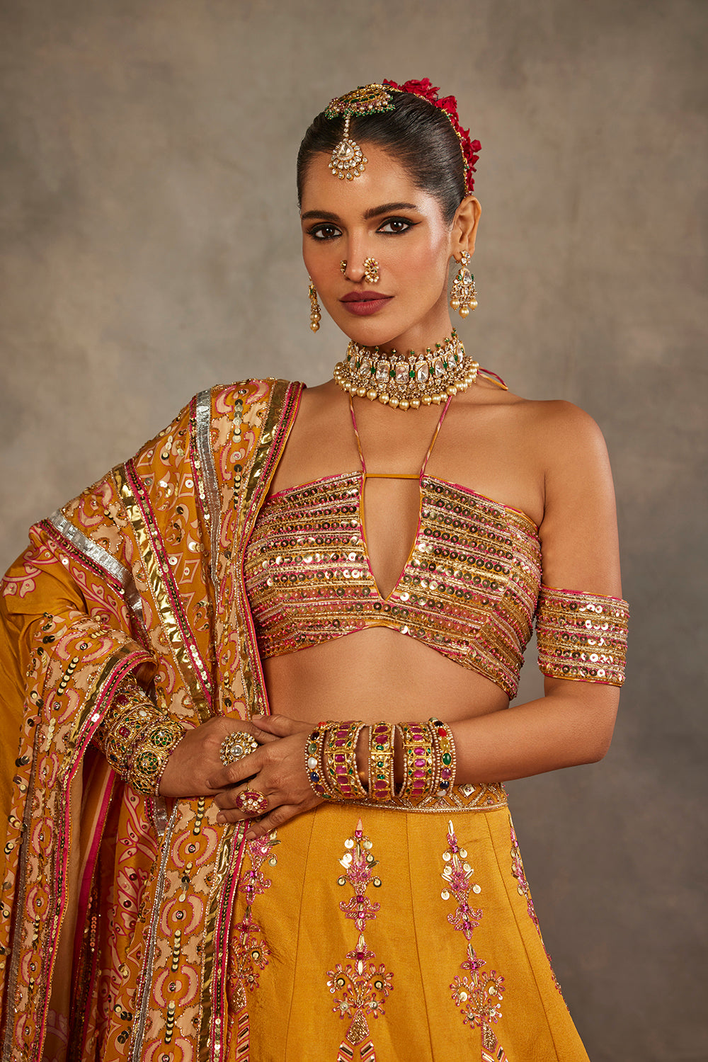 Yellow Lehenga Set