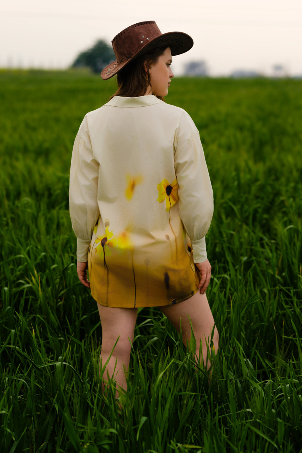 Yellow Meadow Long Shirt