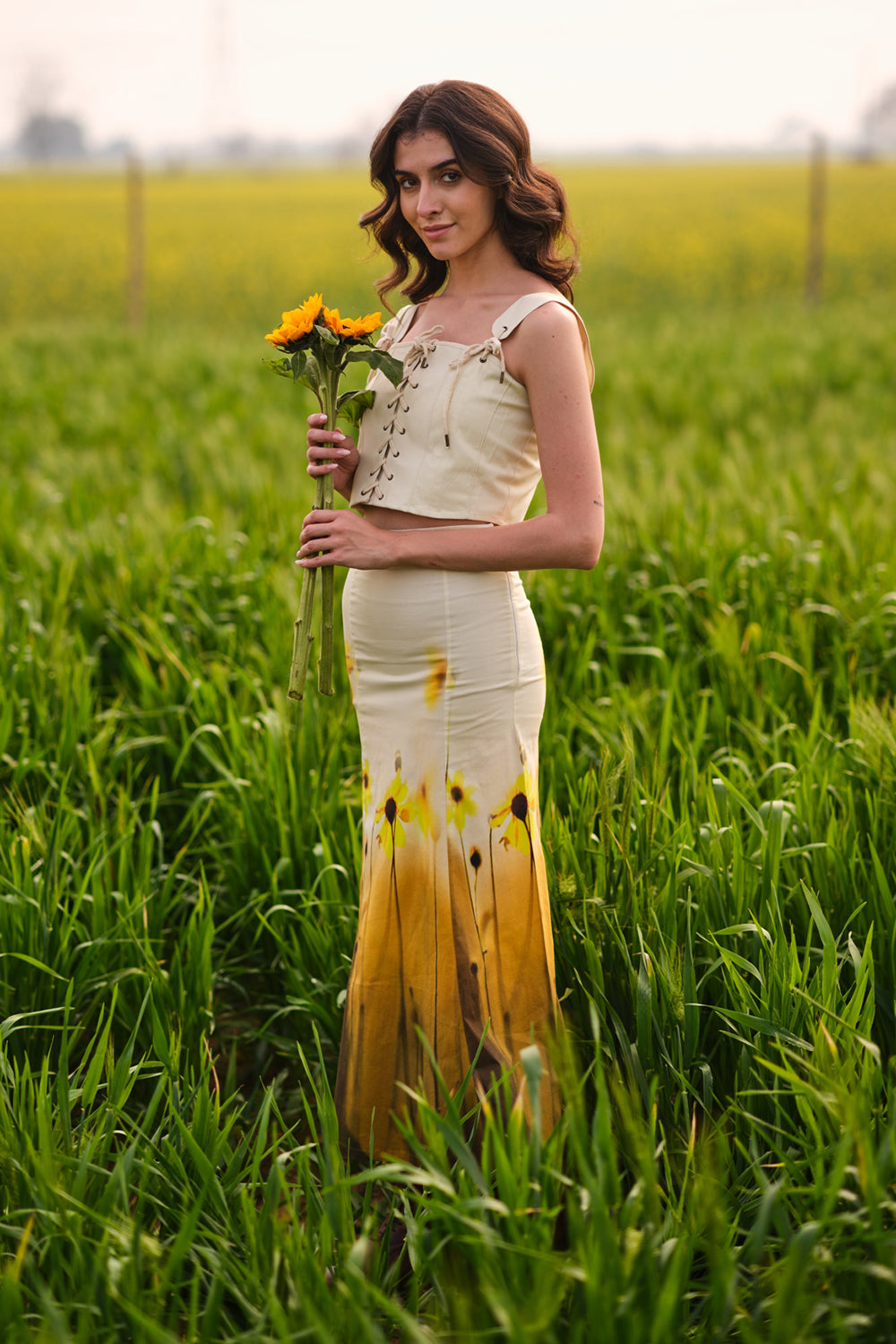 Yellow Meadow Skirt