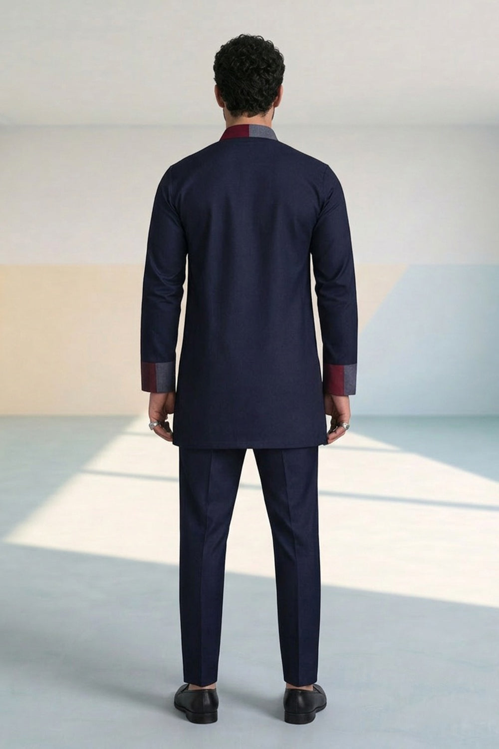 Colour Block Kurta Set - Zorin