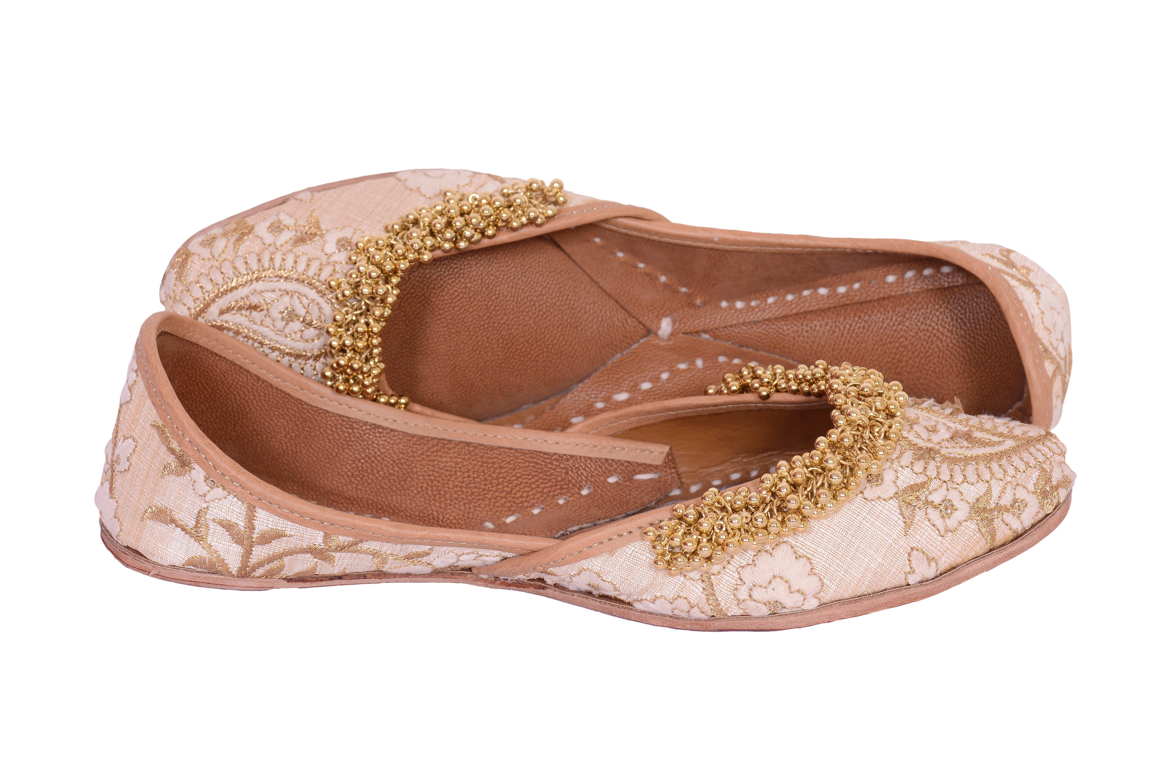 5 Elements by Radhika Gupta - Ghungroo Love - Light Beige Jutti