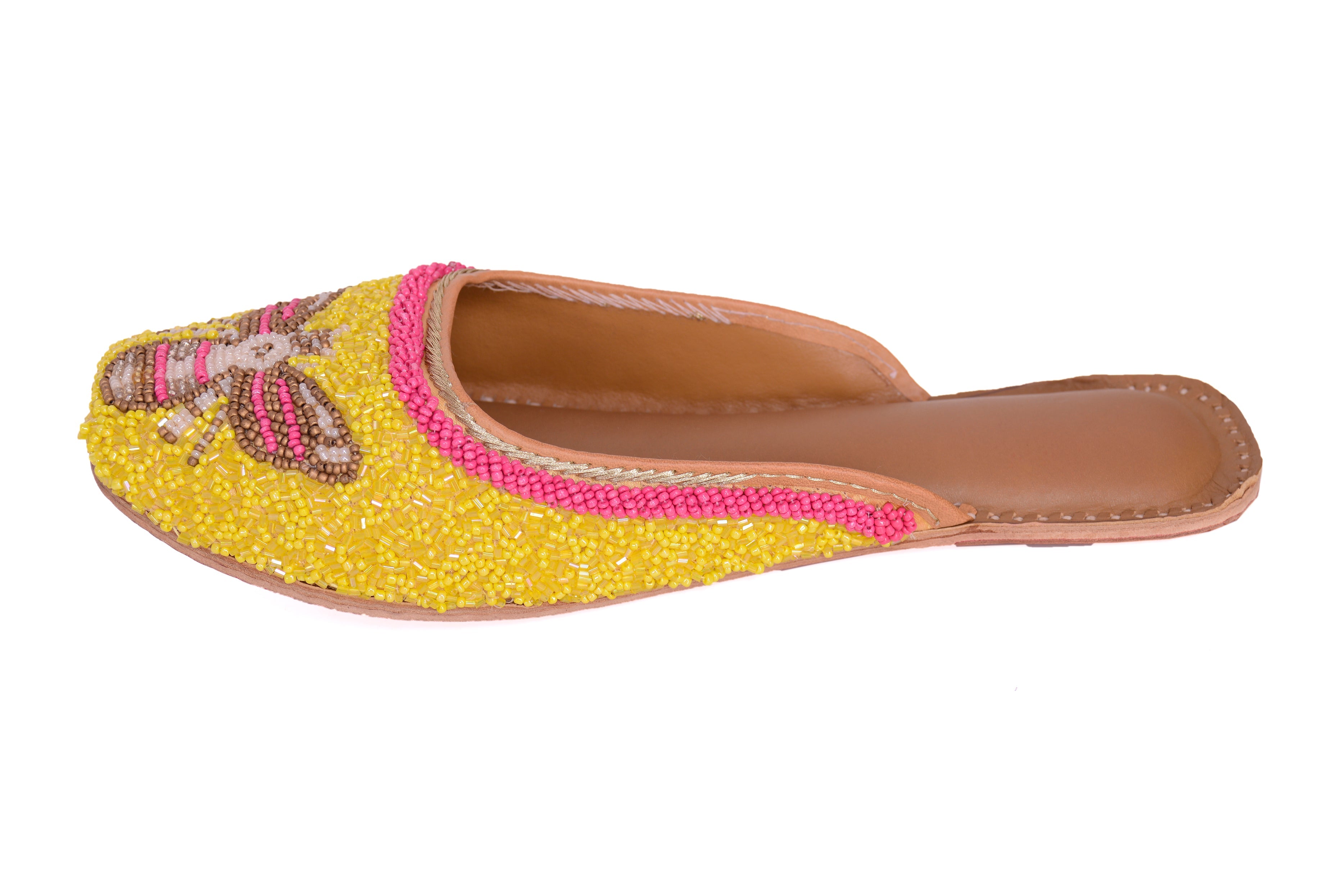 5 Elements by Radhika Gupta - Queenbee - Yellow Jutti