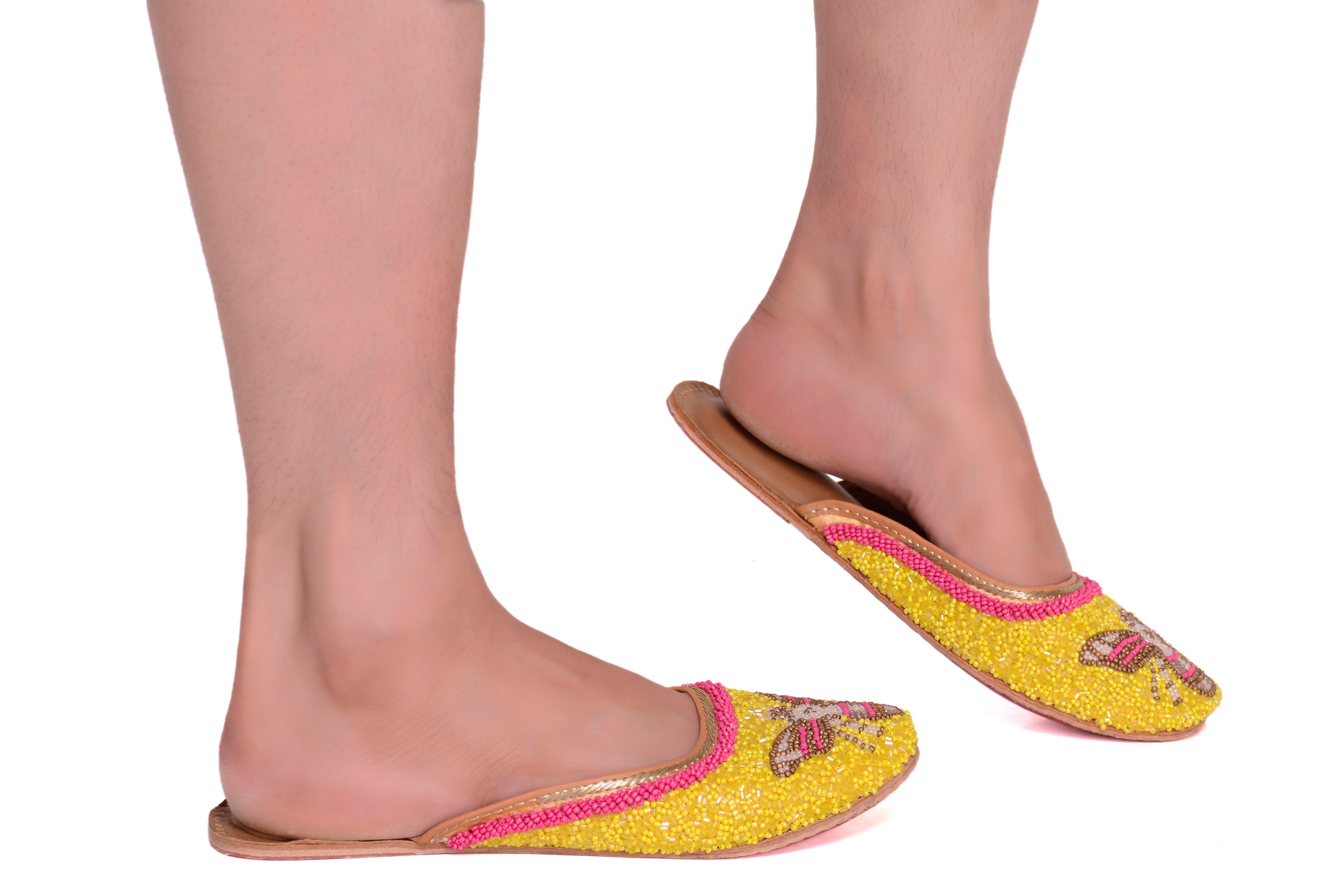 5 Elements by Radhika Gupta - Queenbee - Yellow Jutti