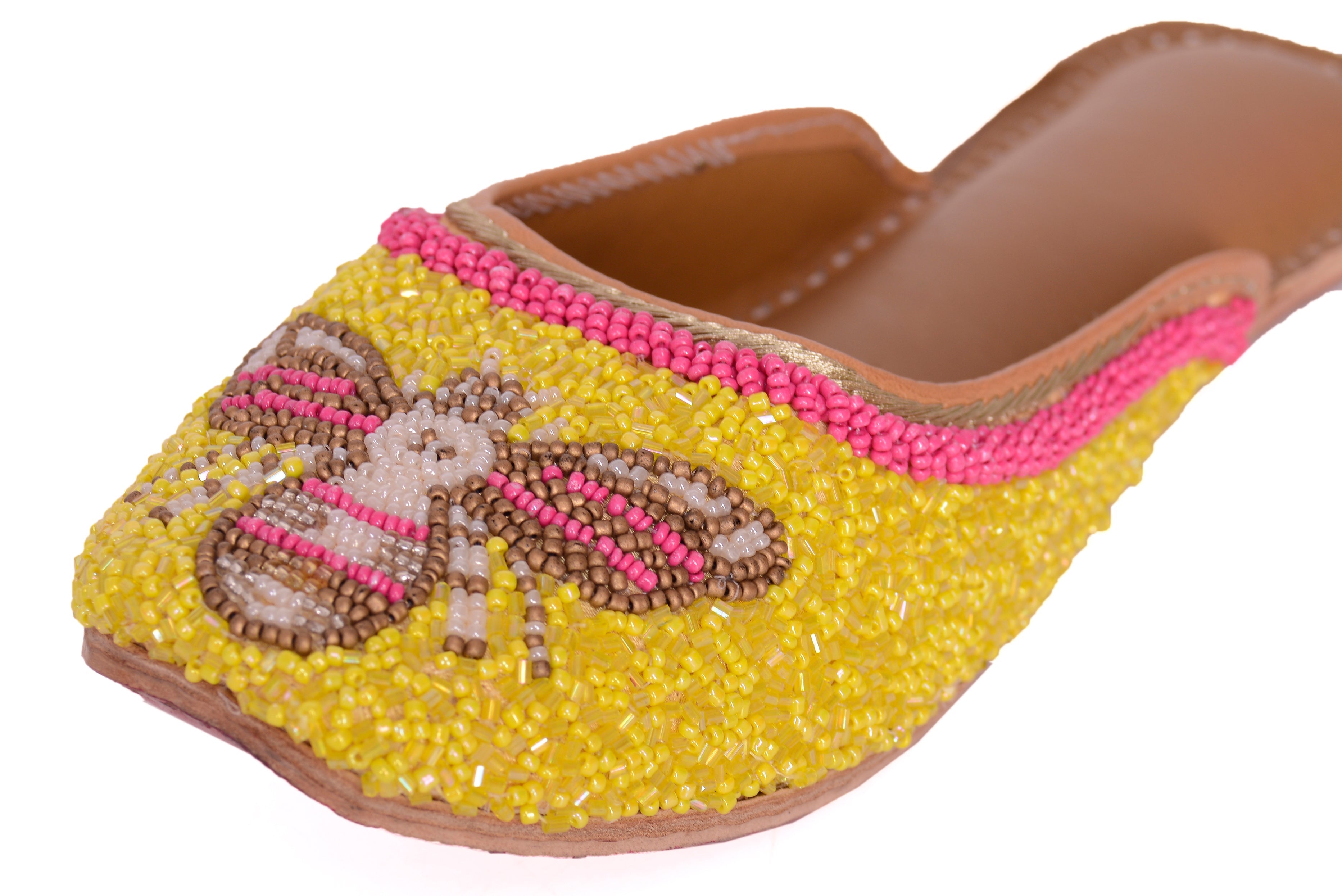 5 Elements by Radhika Gupta - Queenbee - Yellow Jutti