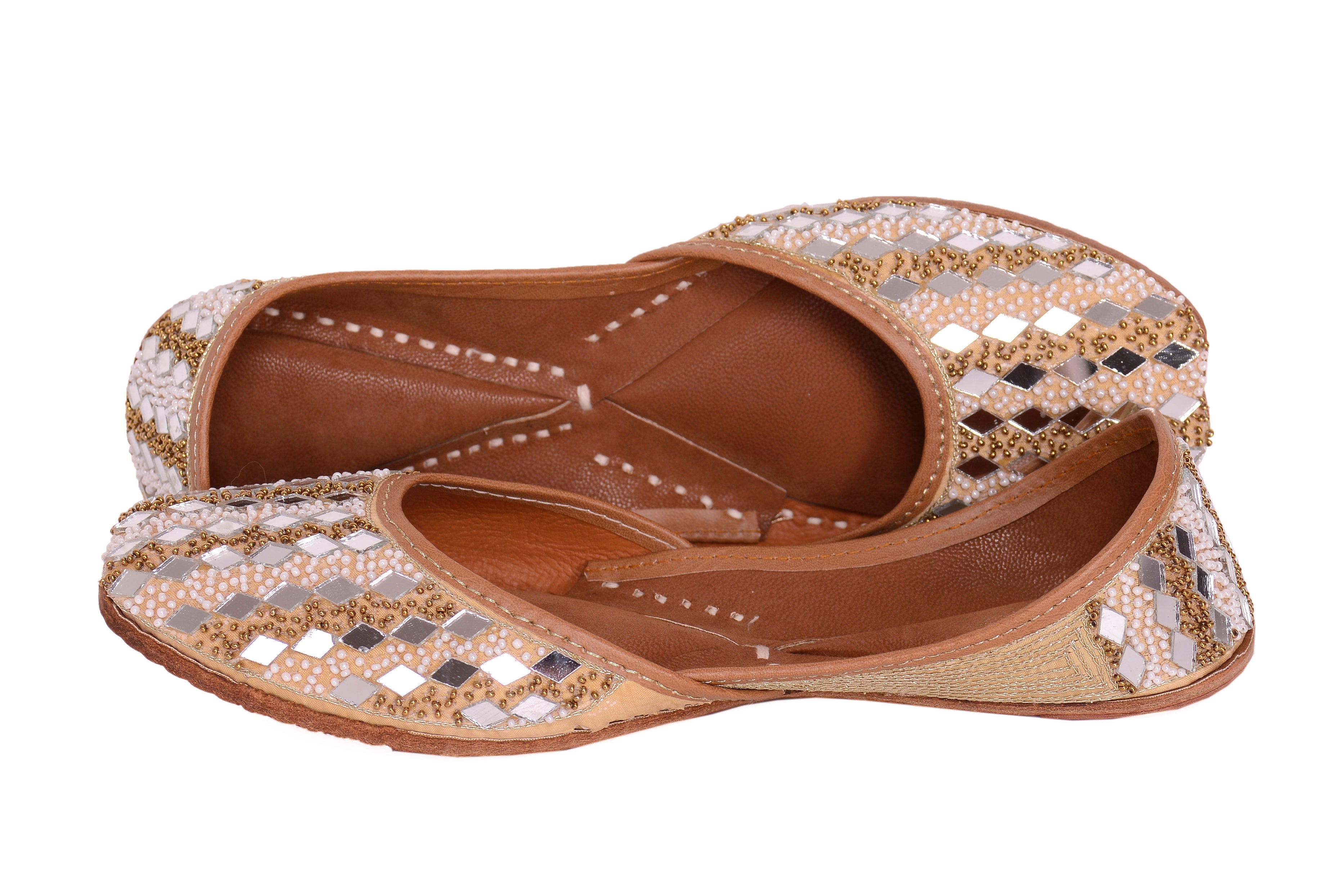 5 Elements by Radhika Gupta - Merriam Gold Jutti