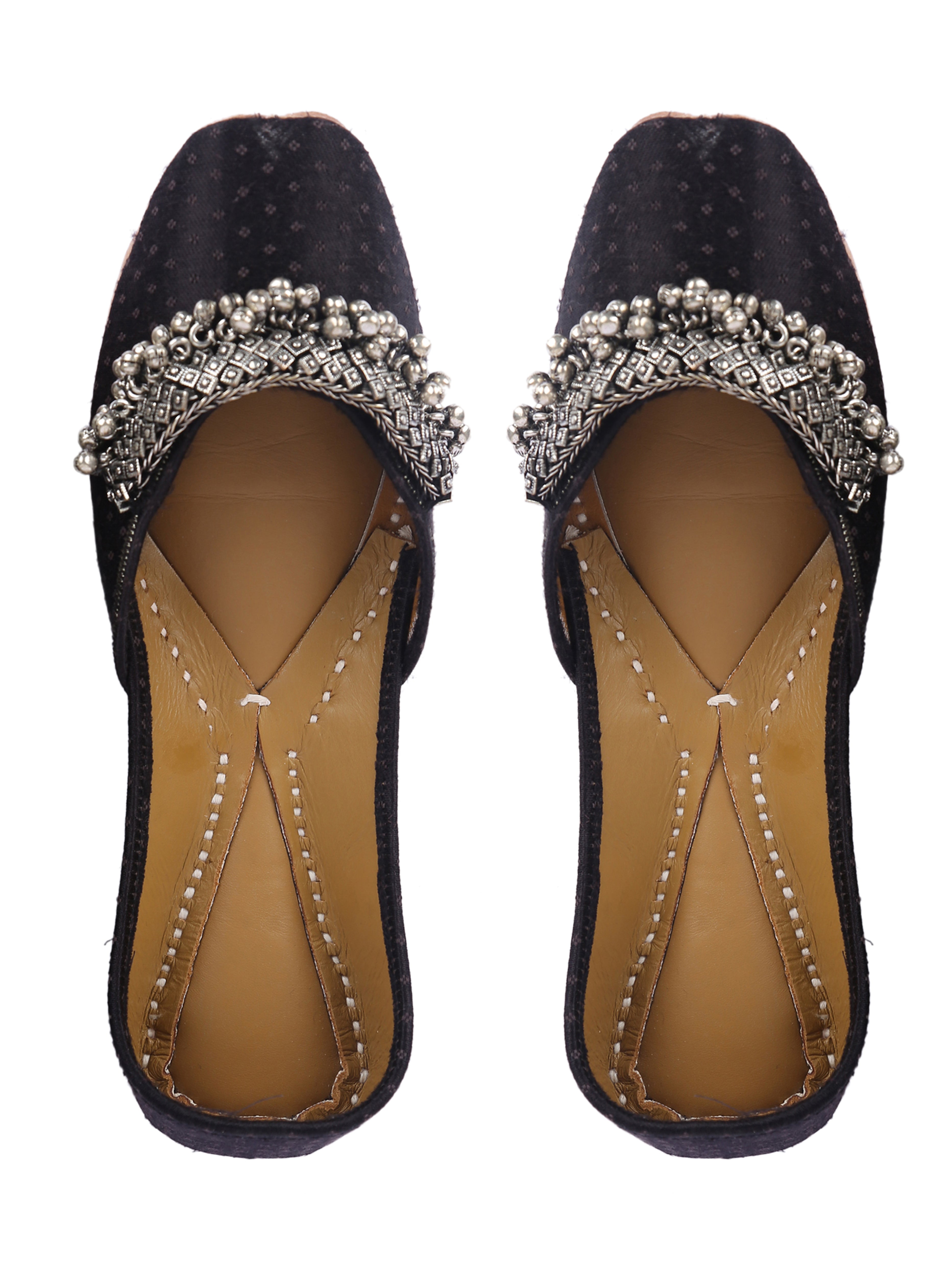 5 Elements by Radhika Gupta - Black Fetish Jutti