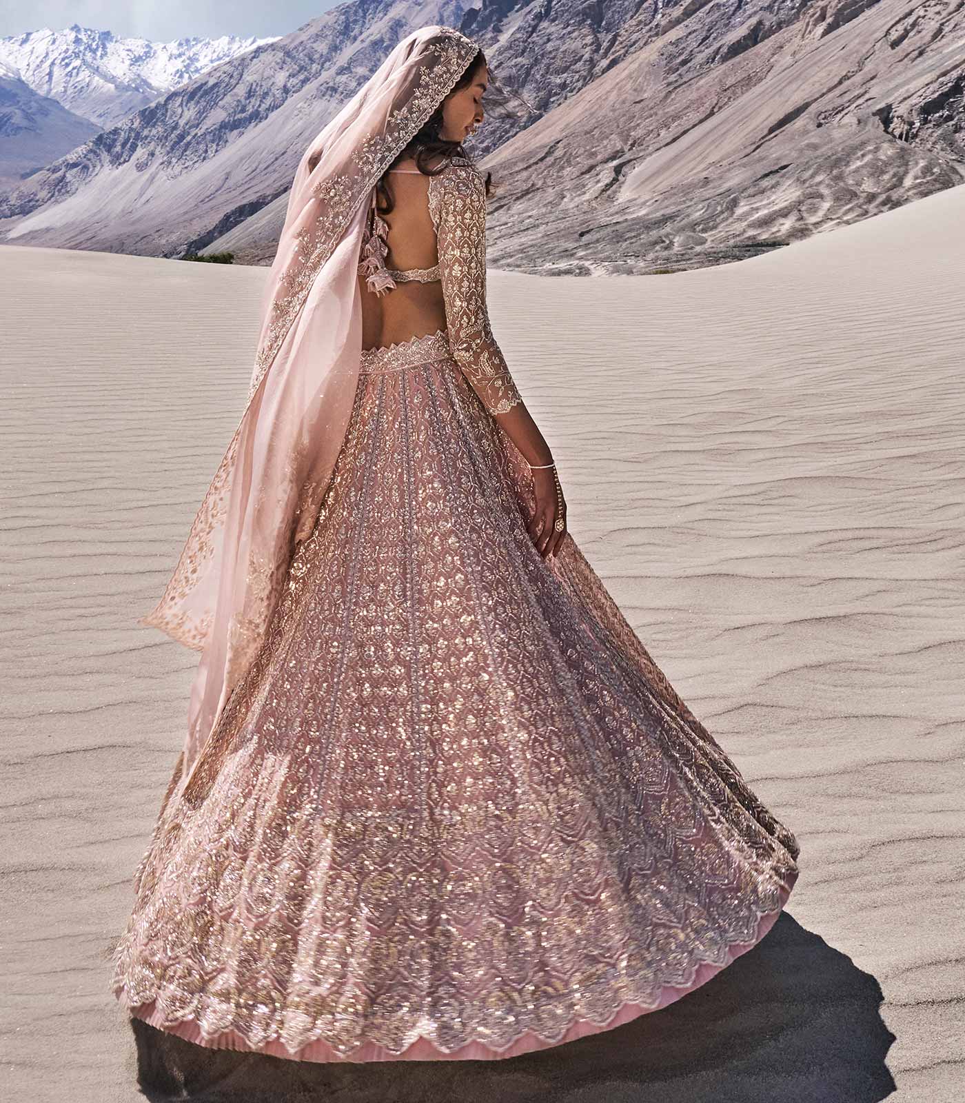 Leh Nubra Embroidered Lehenga Set