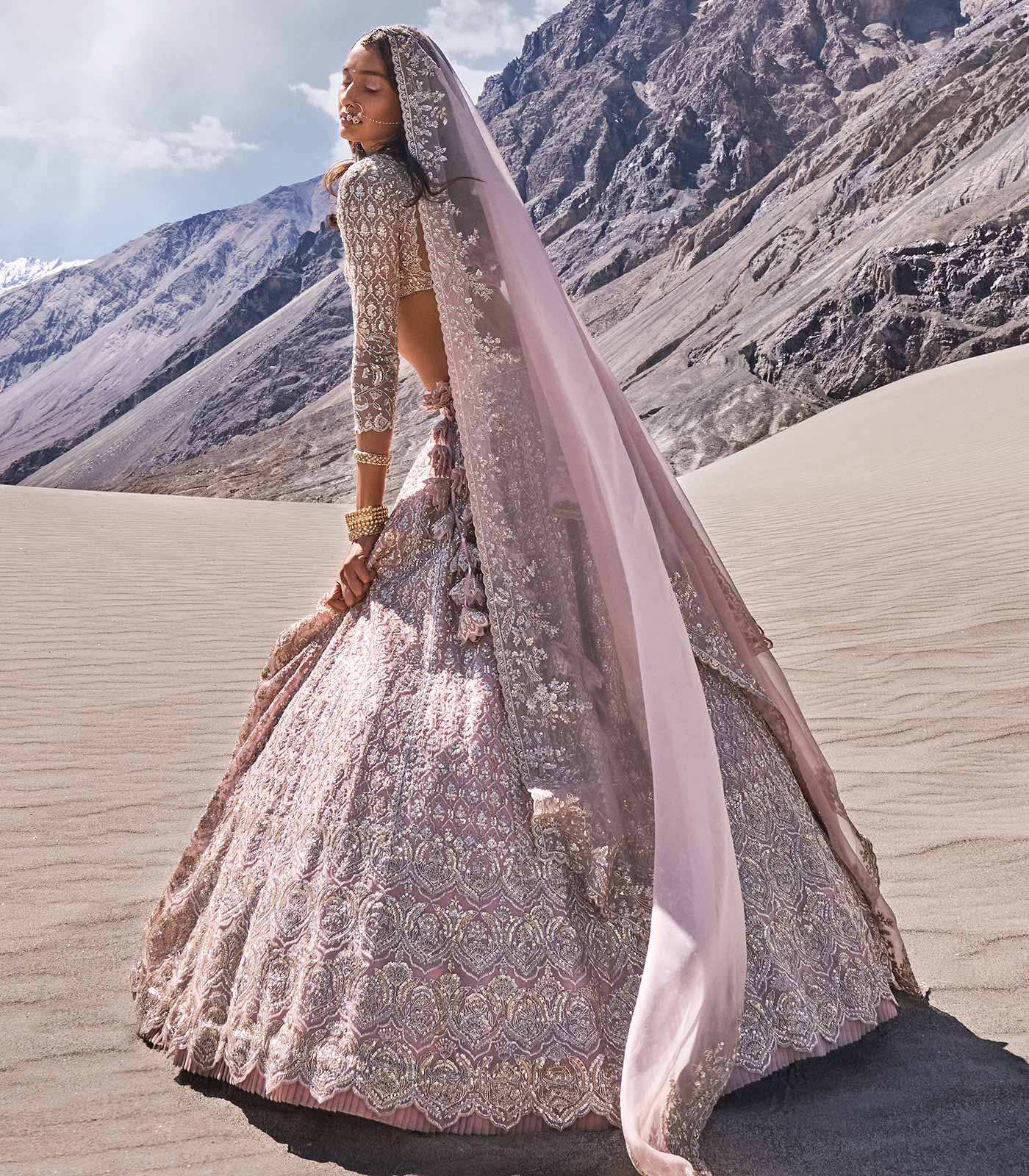 Leh Nubra Embroidered Lehenga Set