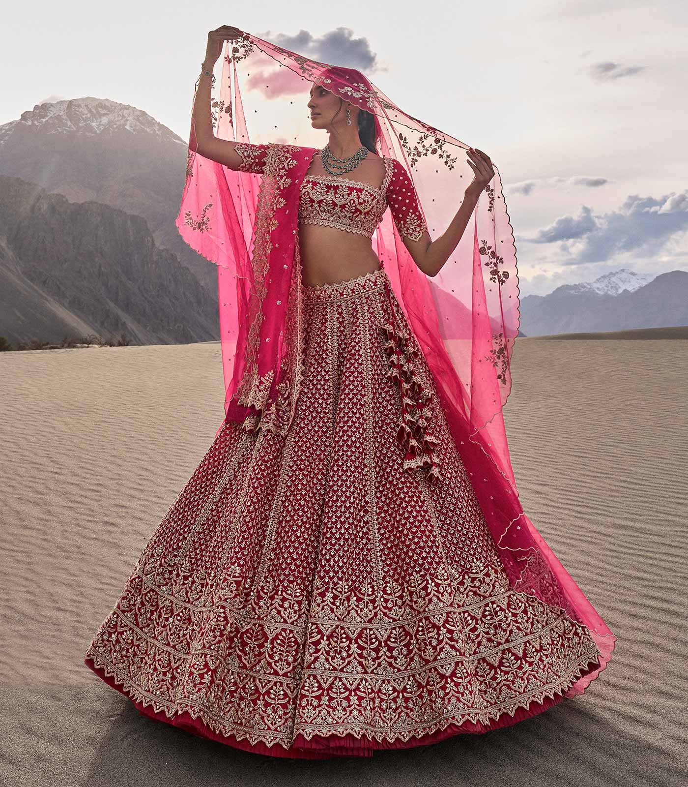 Leh Amaaya Embroidered Lehenga Set