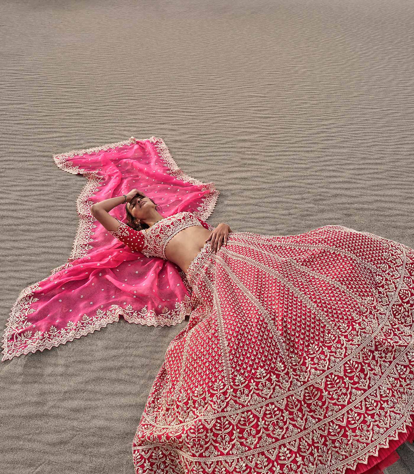 Leh Amaaya Embroidered Lehenga Set