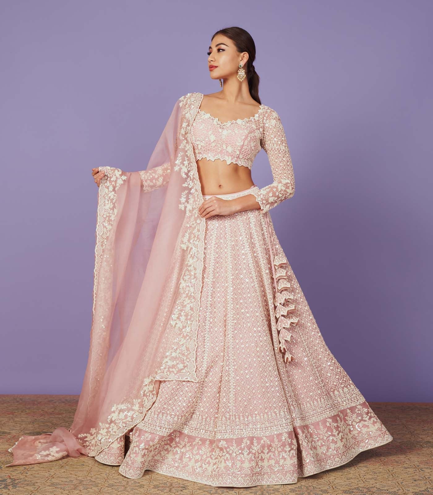 CY Anushree Reddy Galilea Lehenga Set Front 1