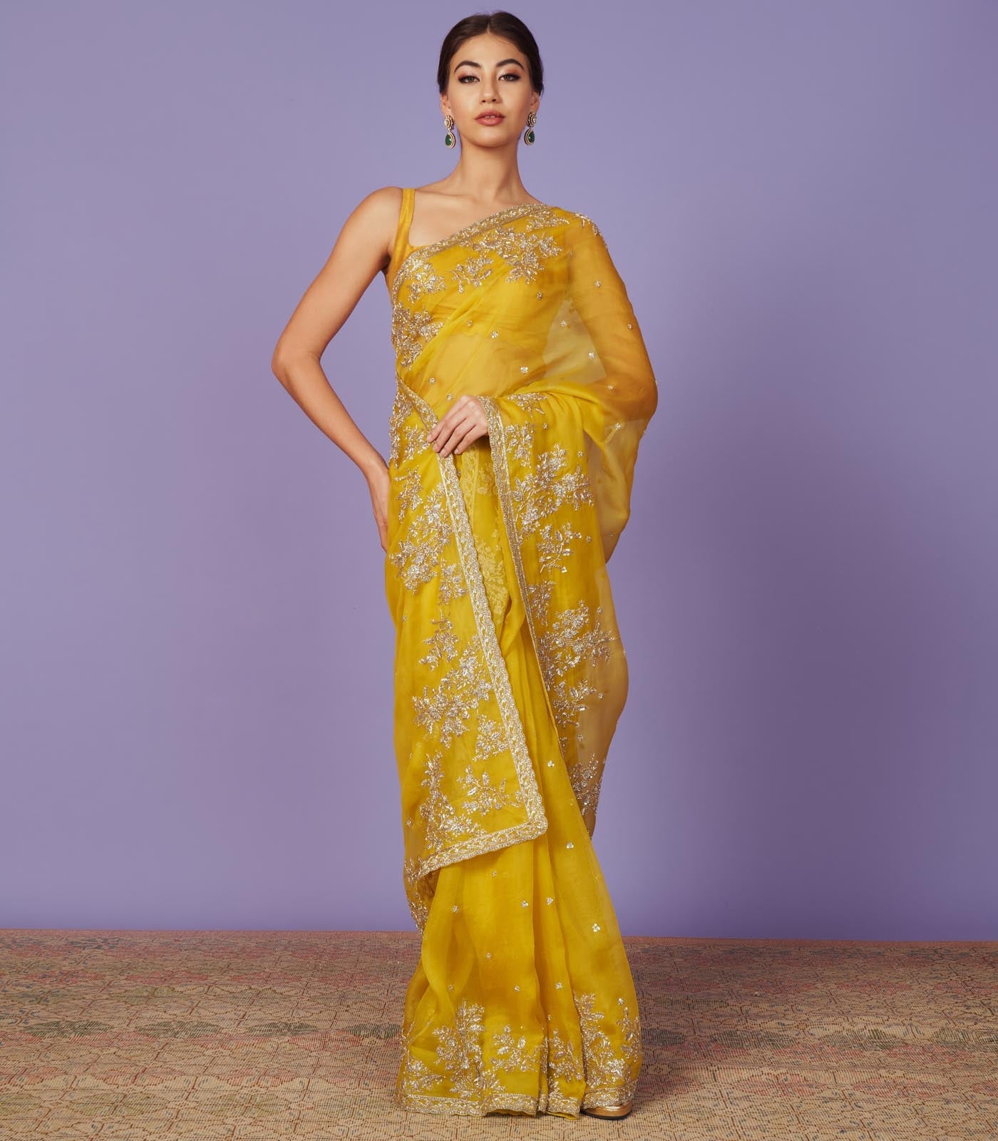 CY Anushree Reddy Inayat Saree Set Front 1