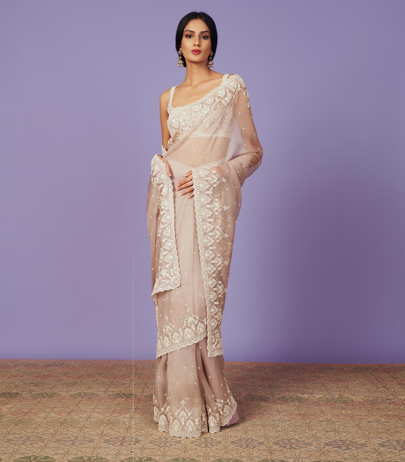 CY Anushree Reddy Leh Maryul Saree Set Success Front 1