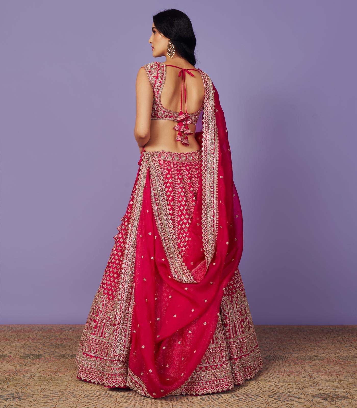 CY Anushree Reddy Shukrana Lehenga Set Success Back 1
