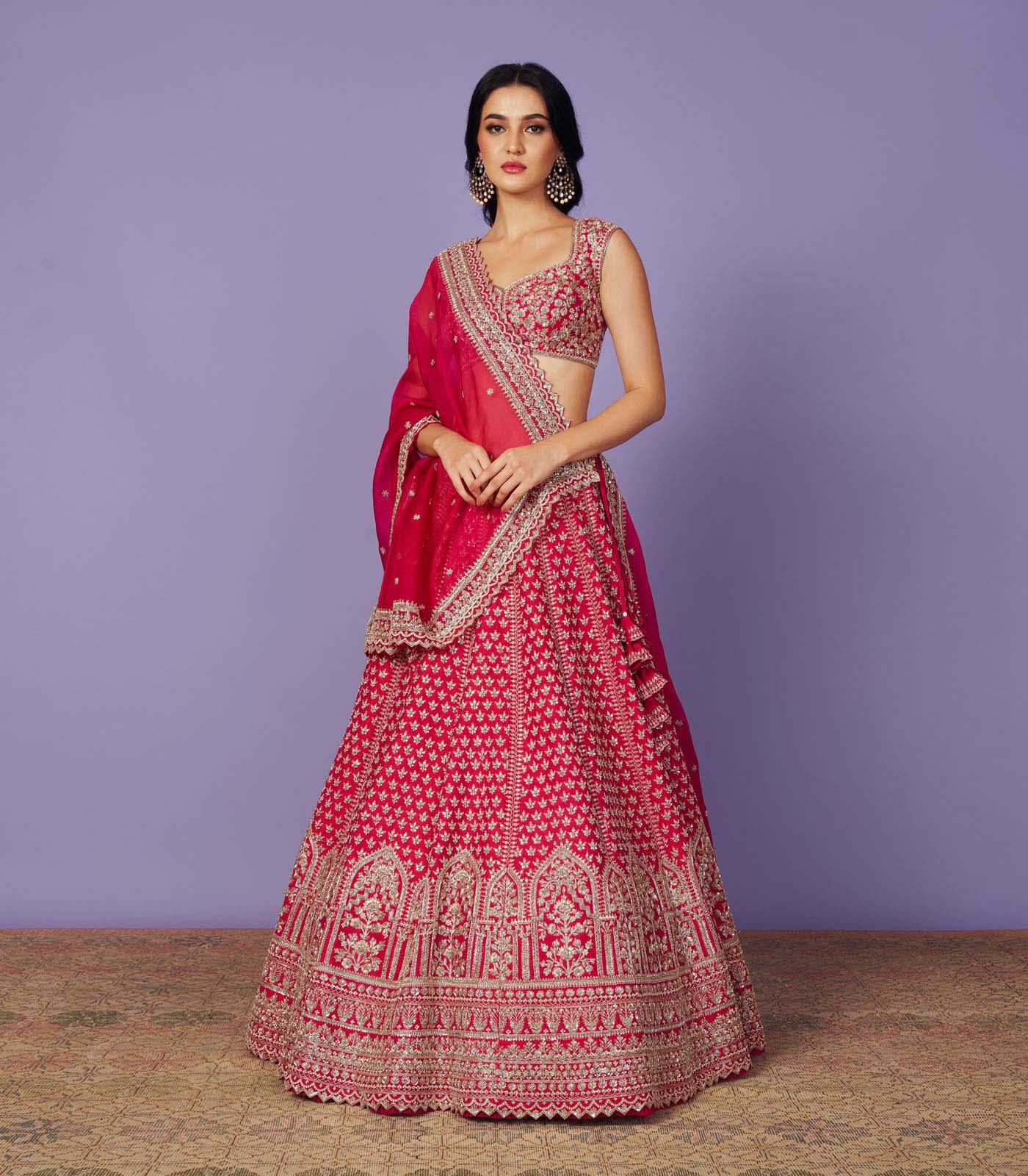 CY Anushree Reddy Shukrana Lehenga Set Success Front 1