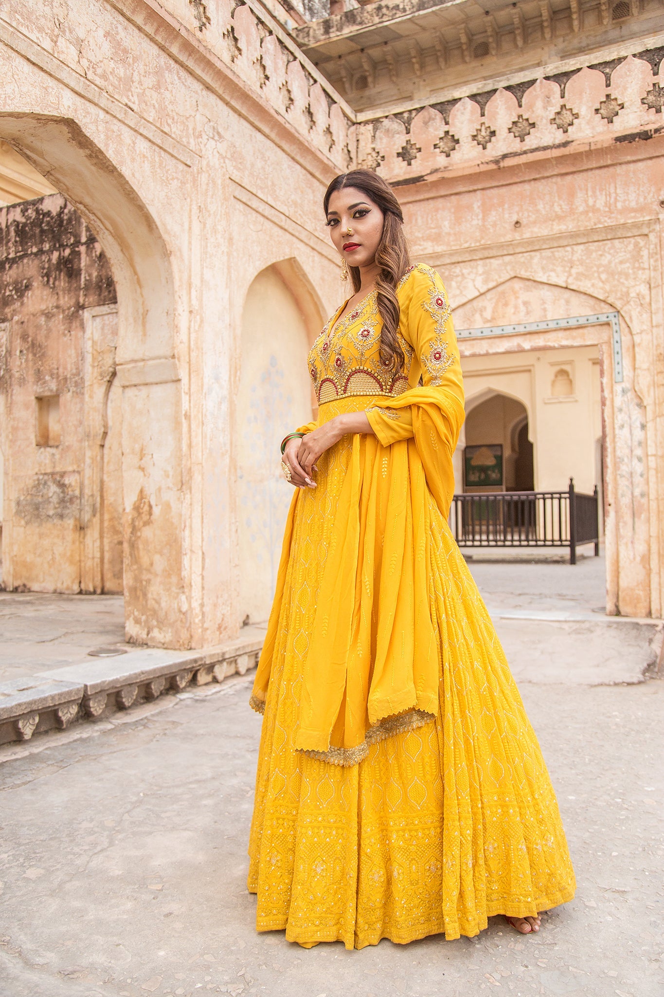 Soniya G - Lucknowi Anarkali With Complimenting Dupatta Set