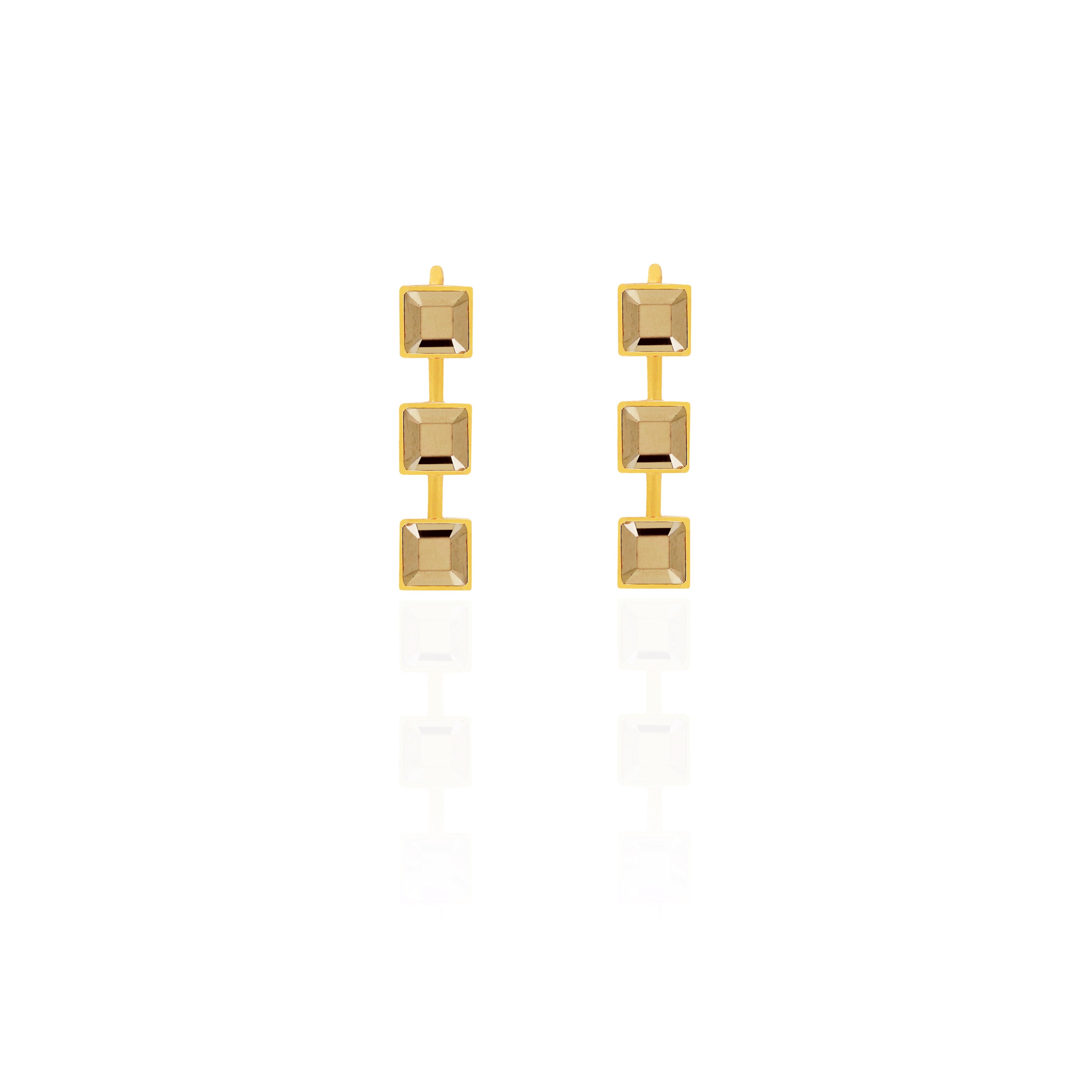 Esme Crystal - The Morganite Earring