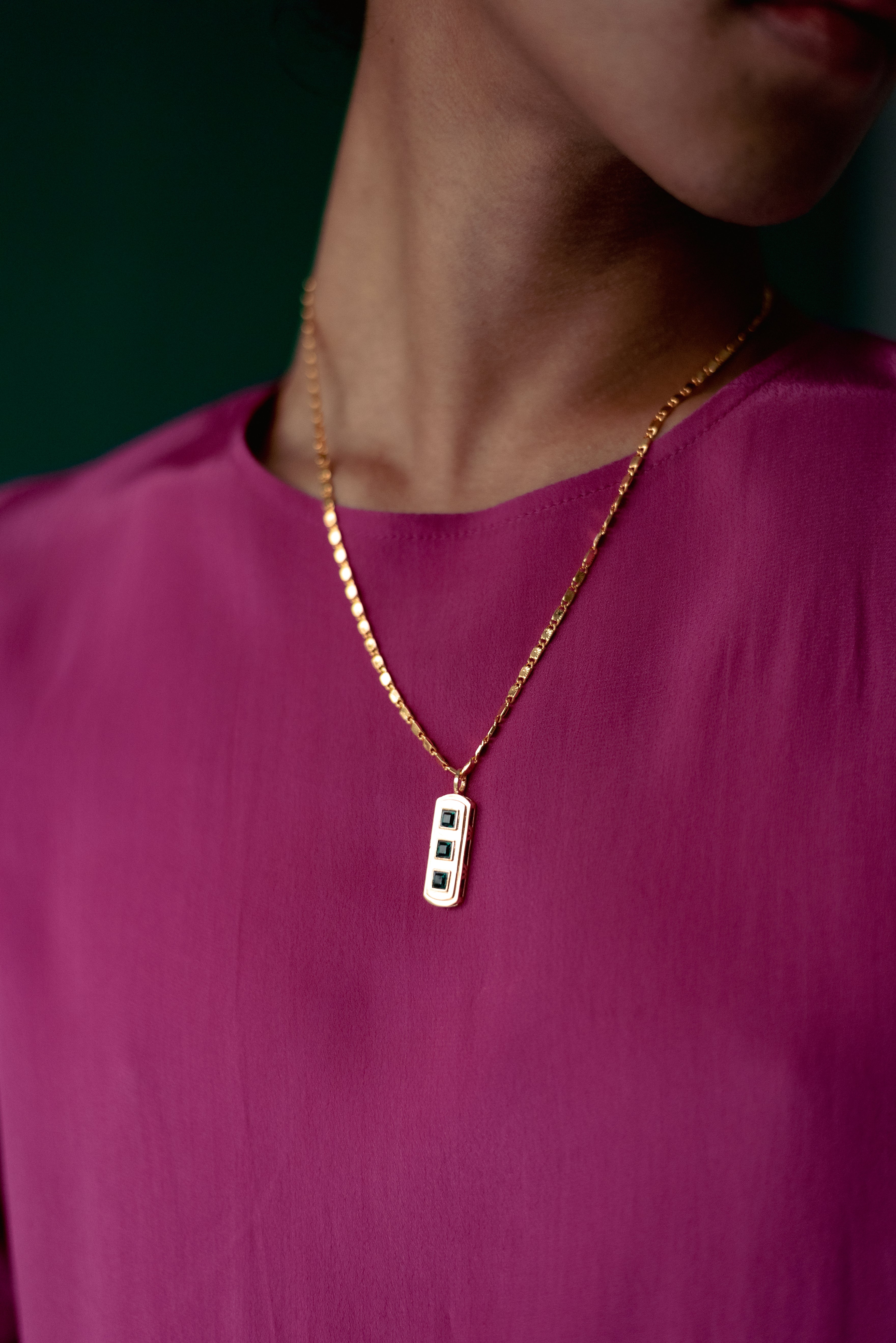 Esme Crystal - The Malachite Pendant