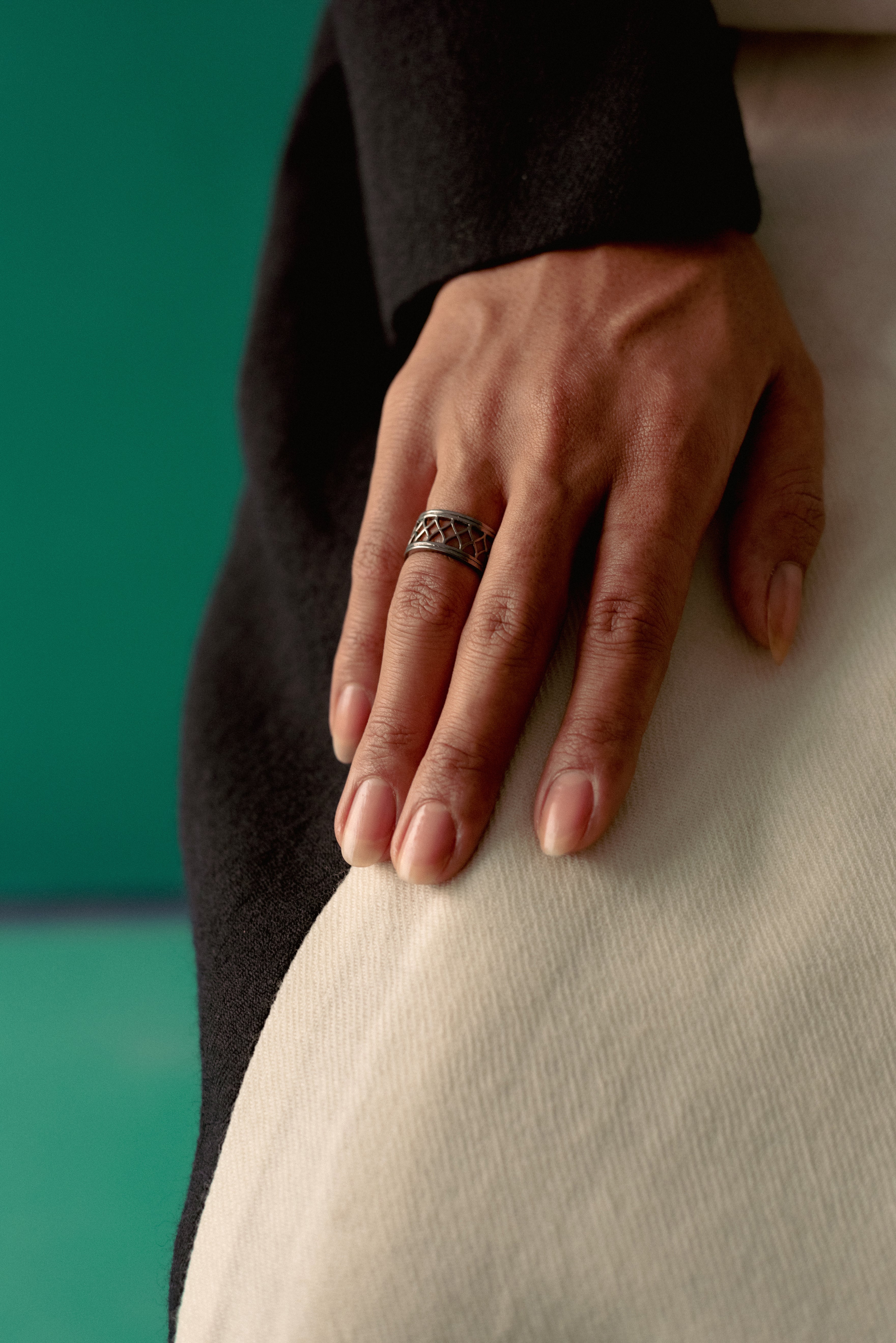 Esme Crystal - The Black Opal Ring/Pendant