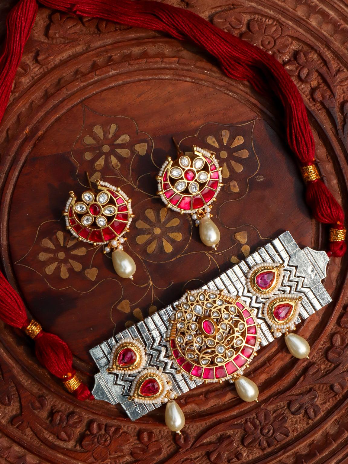 Aaima choker set - Zevar King