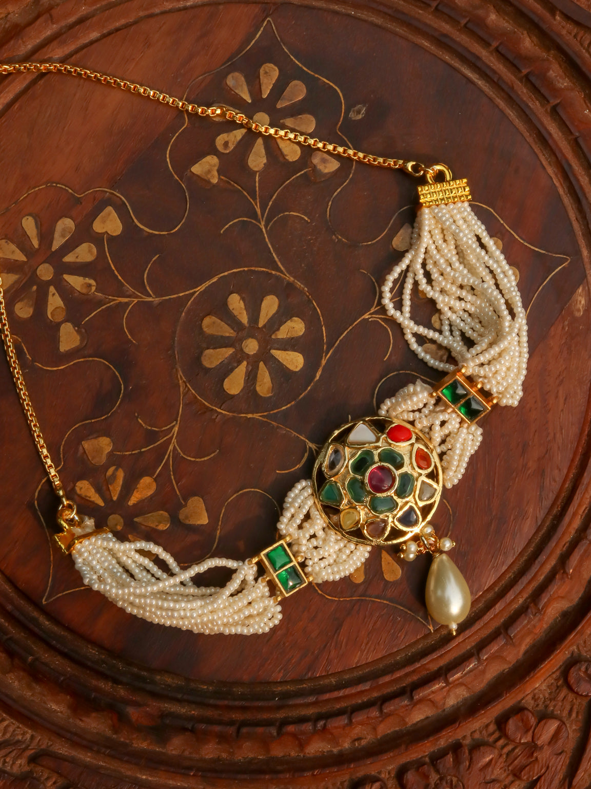 Anika Bracelet With Pearl Drop