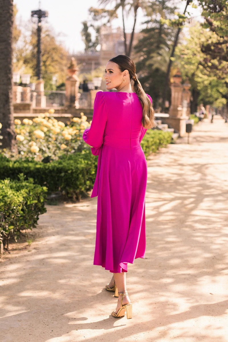 Khushboo & Pankaj - Raspberry Dress