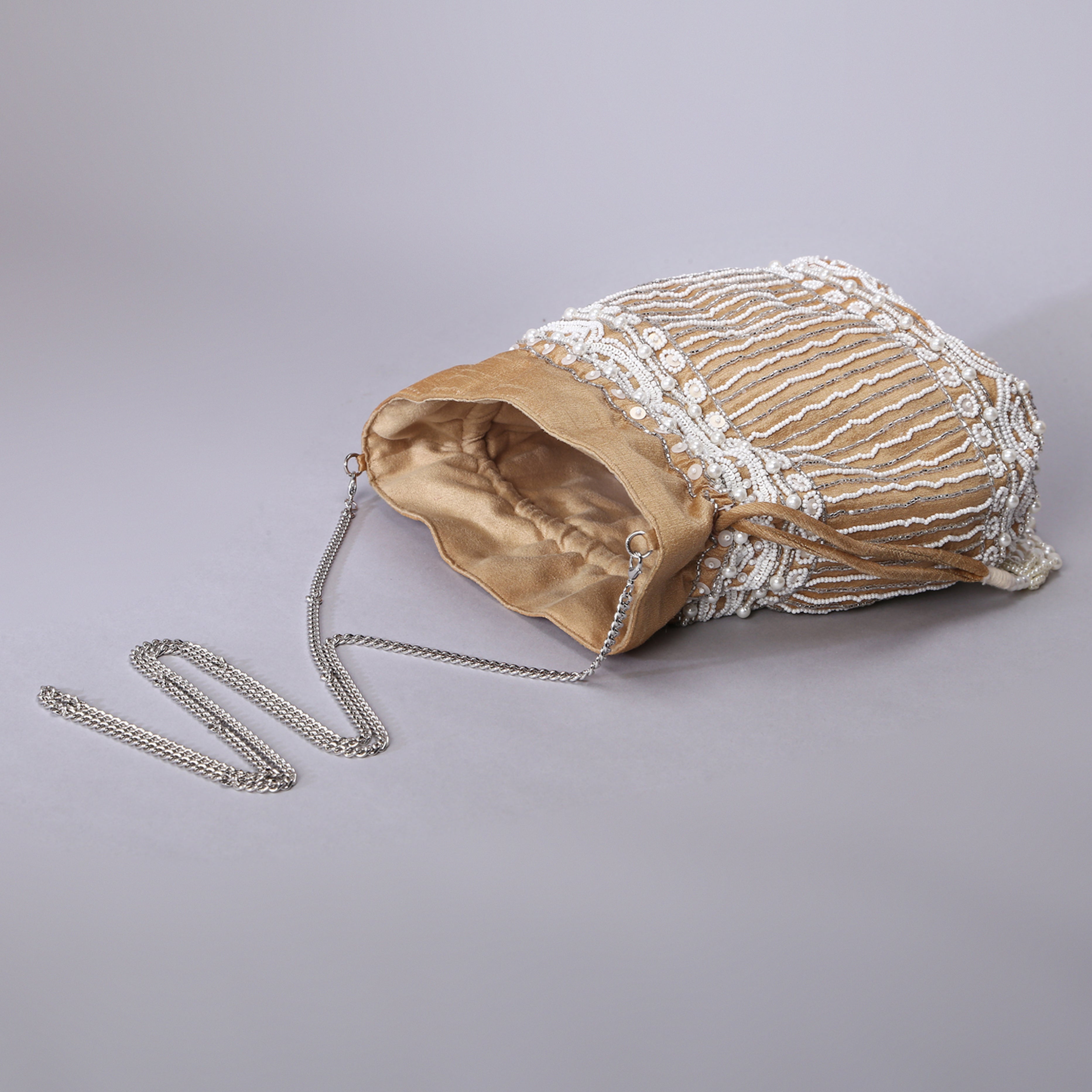 Ornatte - Beige Saanchi Potli