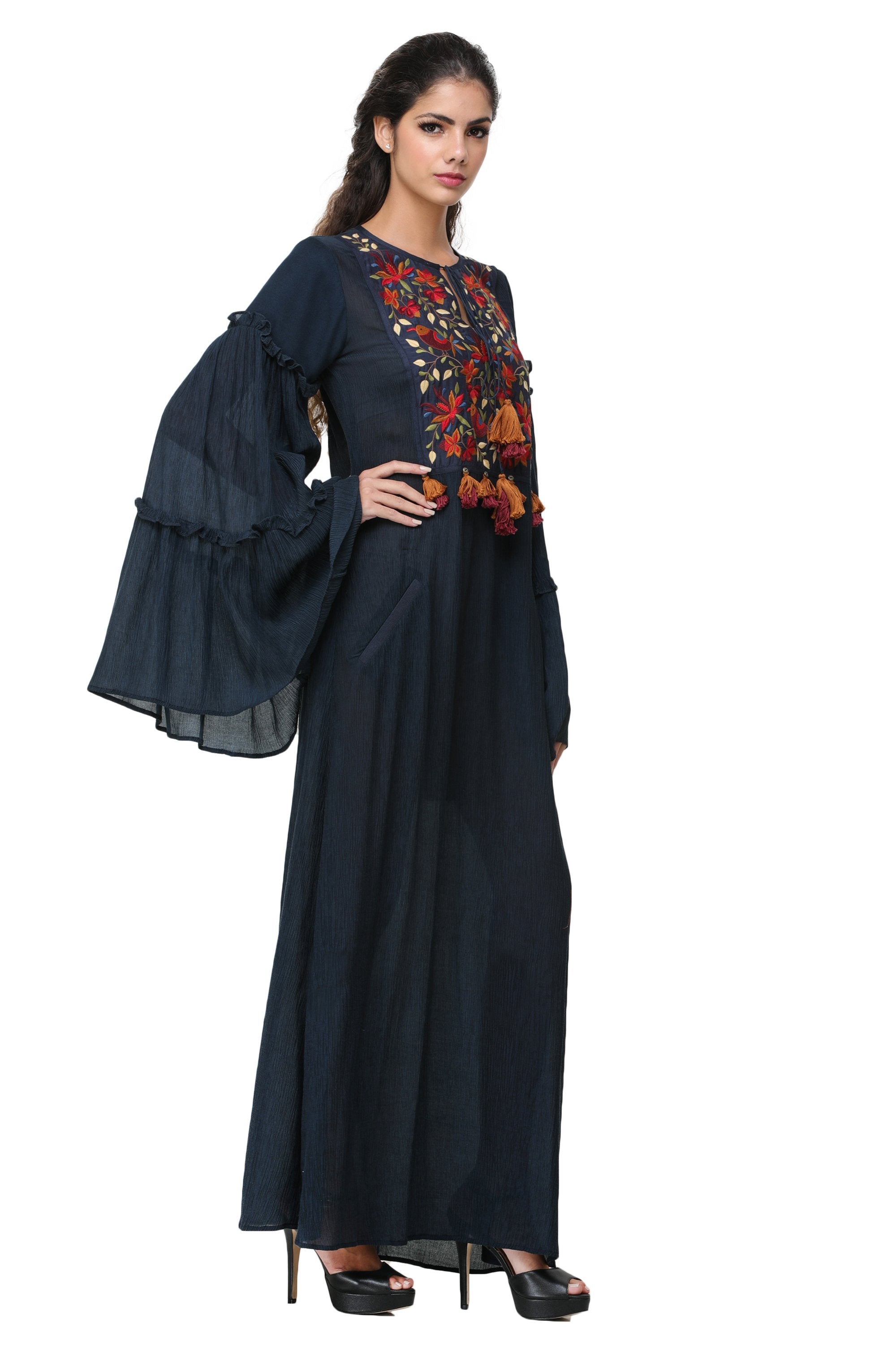 Pinnacle By Shruti Sancheti - Navy Blue Maxi