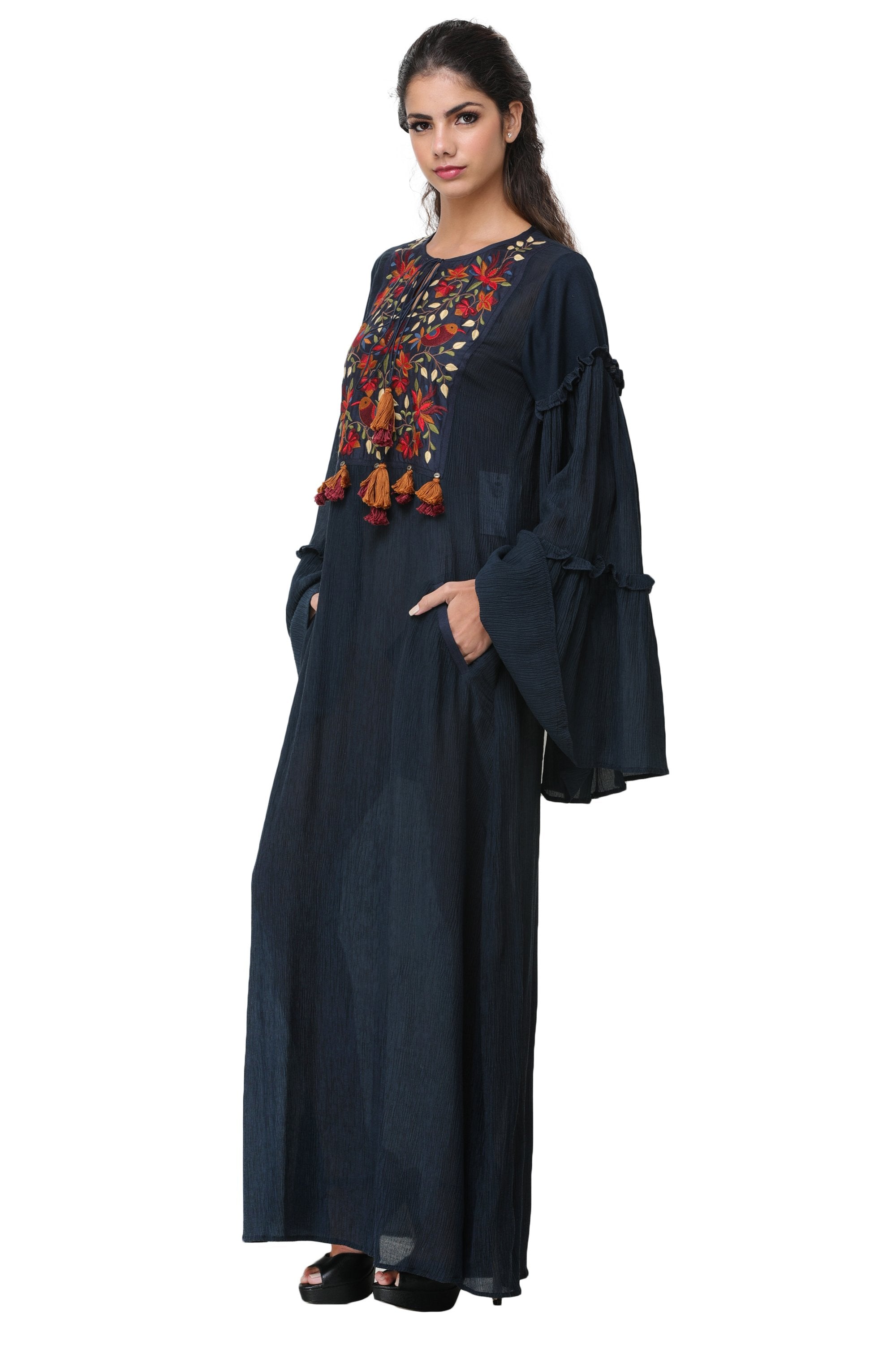 Pinnacle By Shruti Sancheti - Navy Blue Maxi
