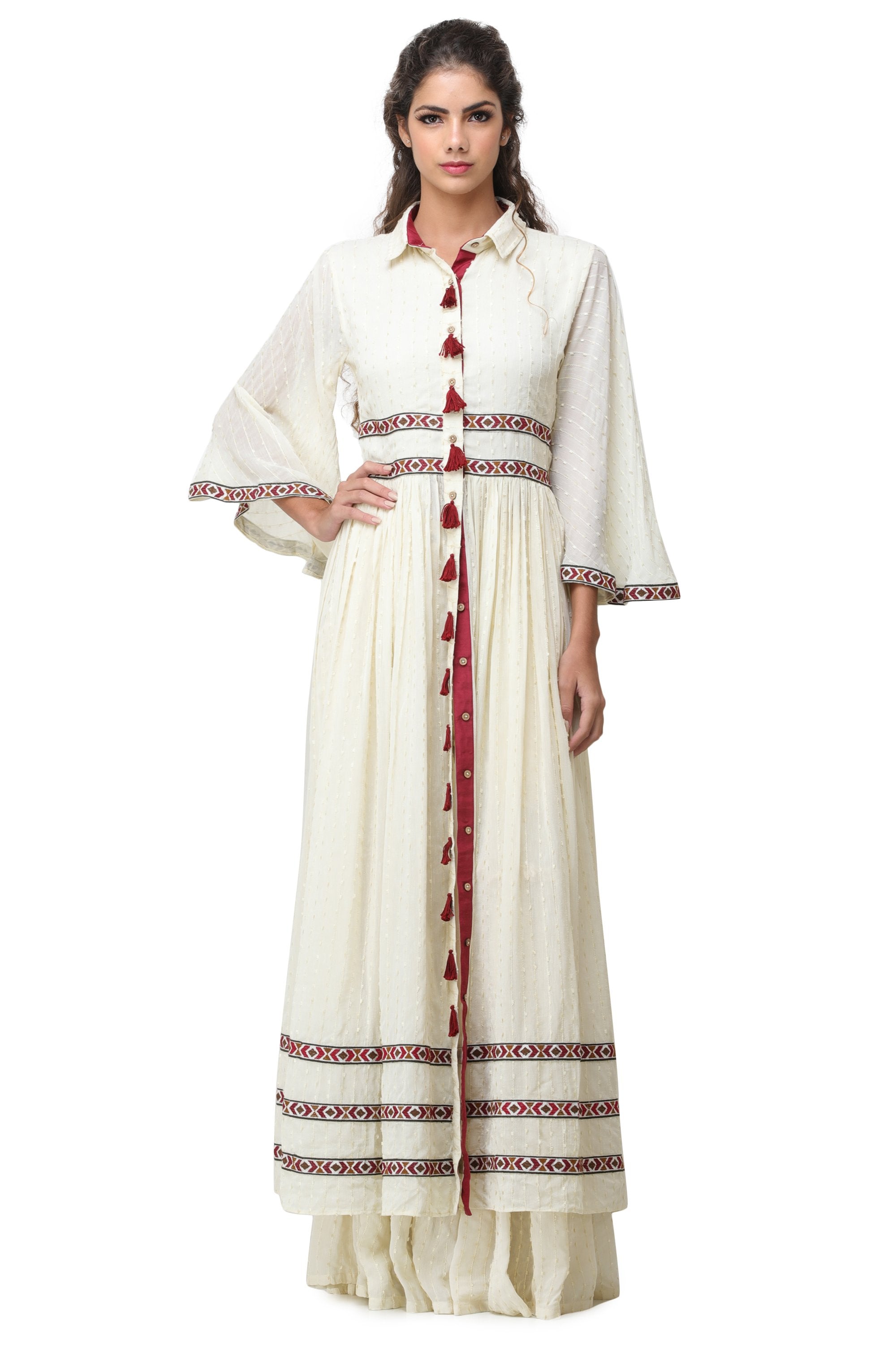 Pinnacle By Shruti Sancheti - Ivory Pant Suit
