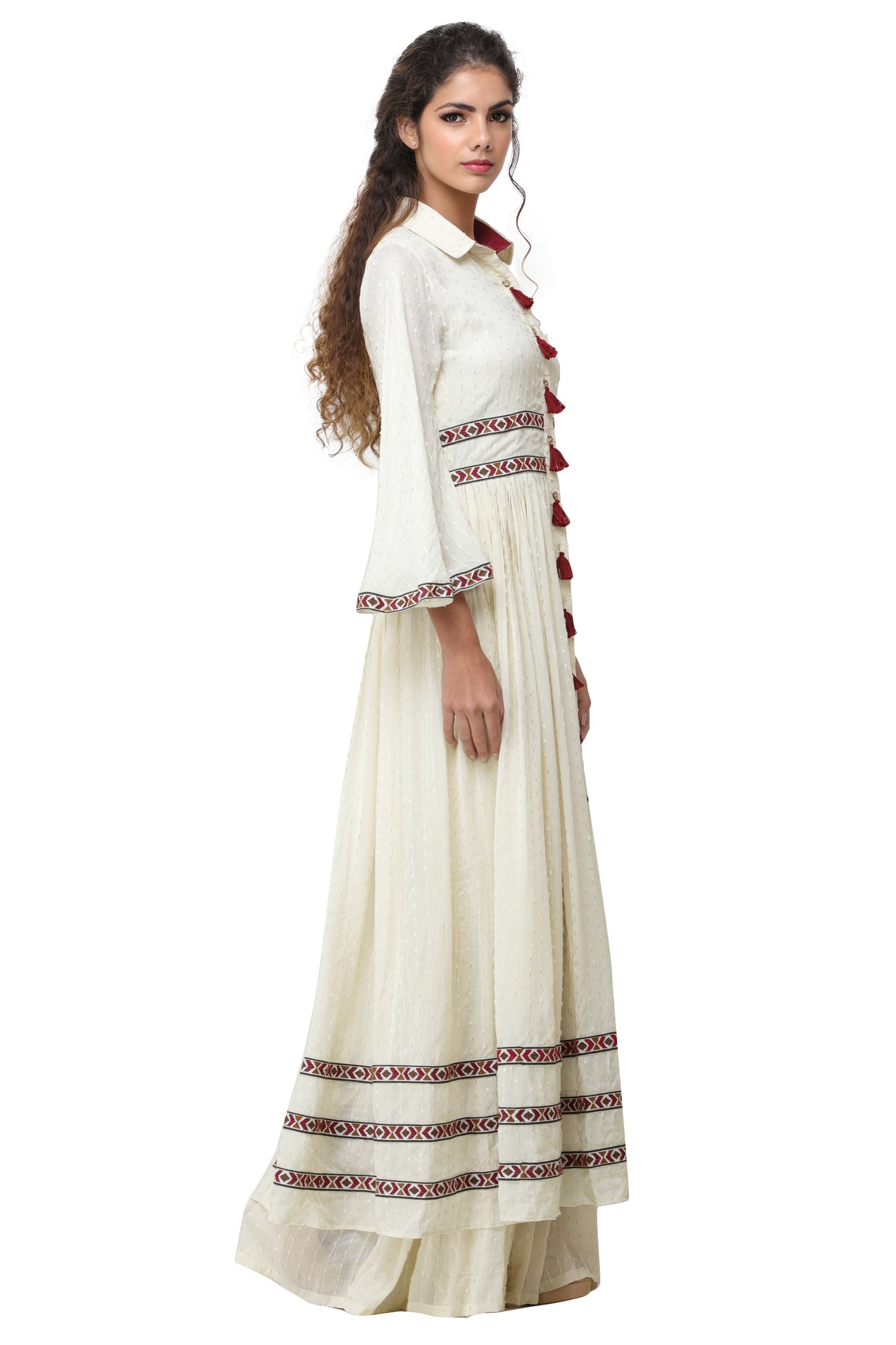 Pinnacle By Shruti Sancheti - Ivory Pant Suit
