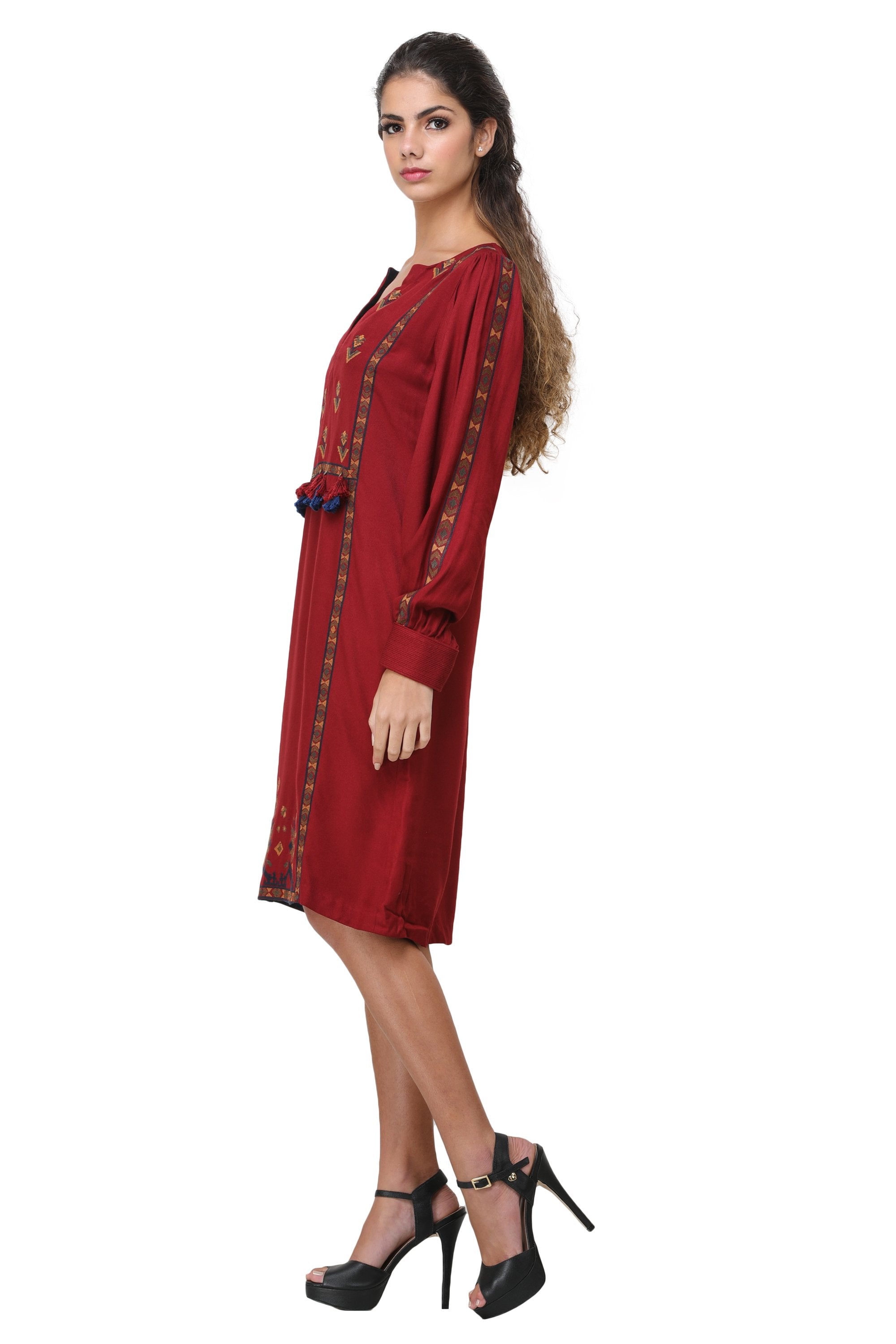 Pinnacle By Shruti Sancheti - Red Embroidered Dress
