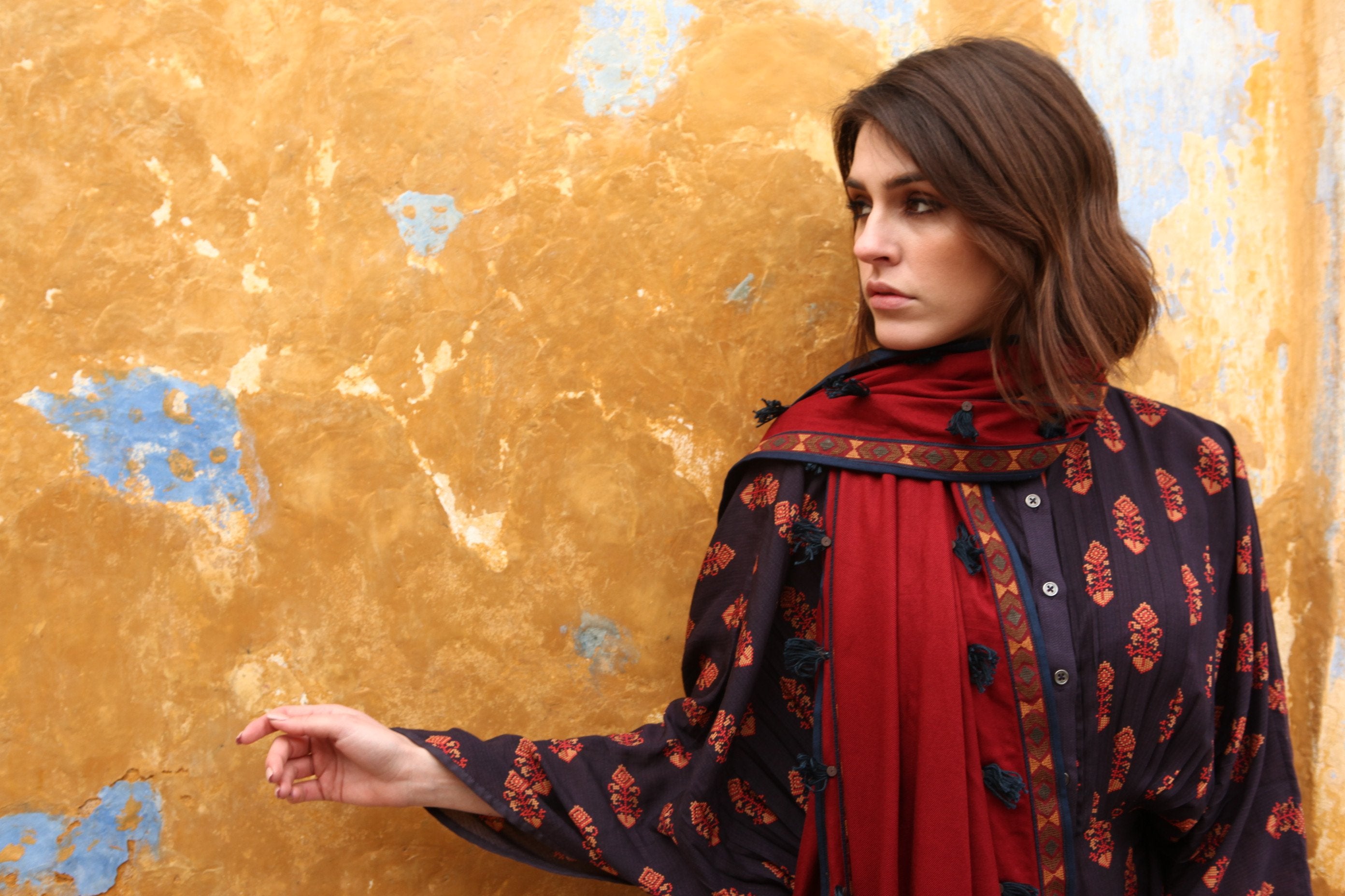 Pinnacle By Shruti Sancheti - Purple Printed Kimono Dress