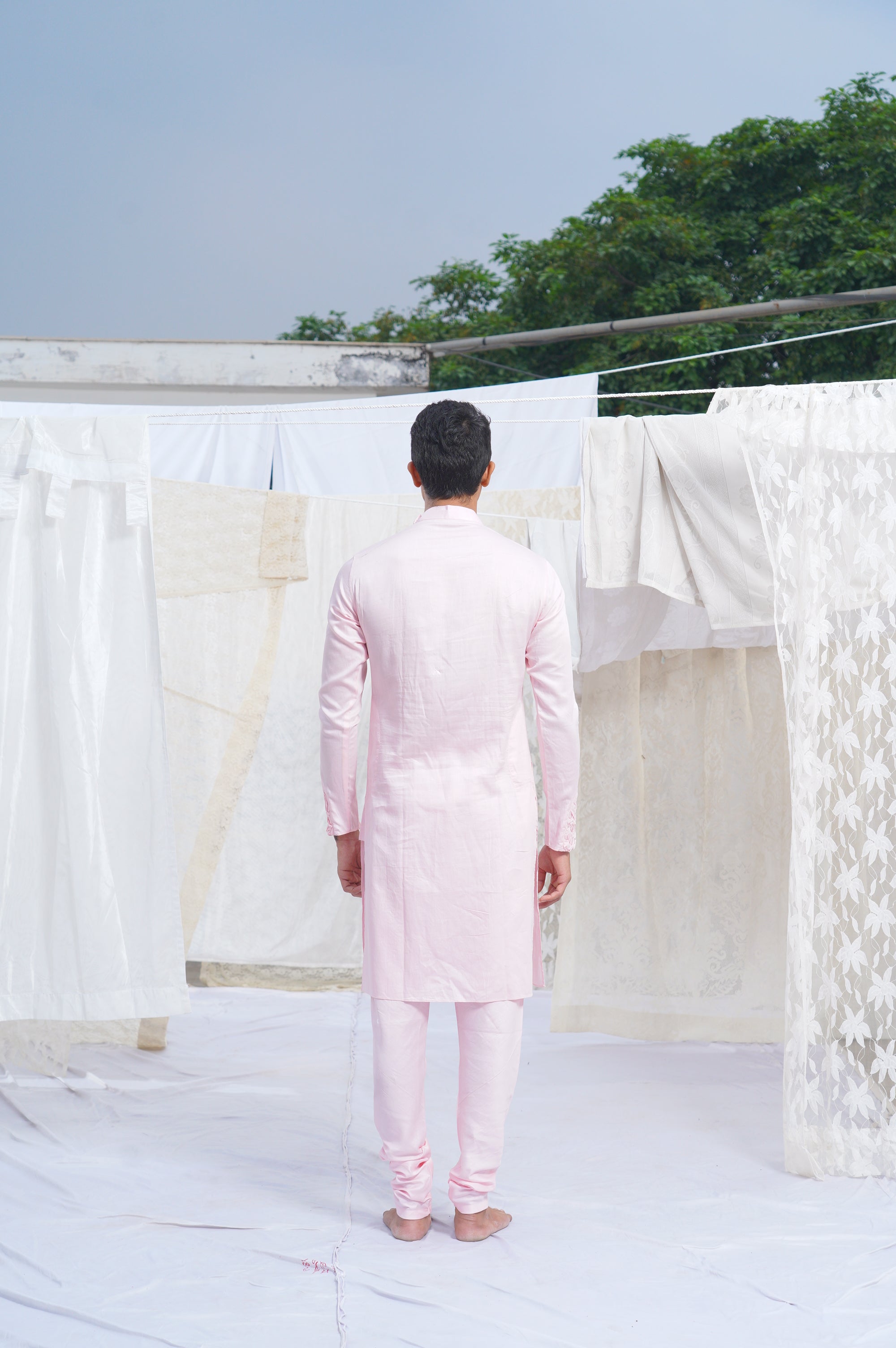 Runit Gupta - Blush Pink Kurta Set